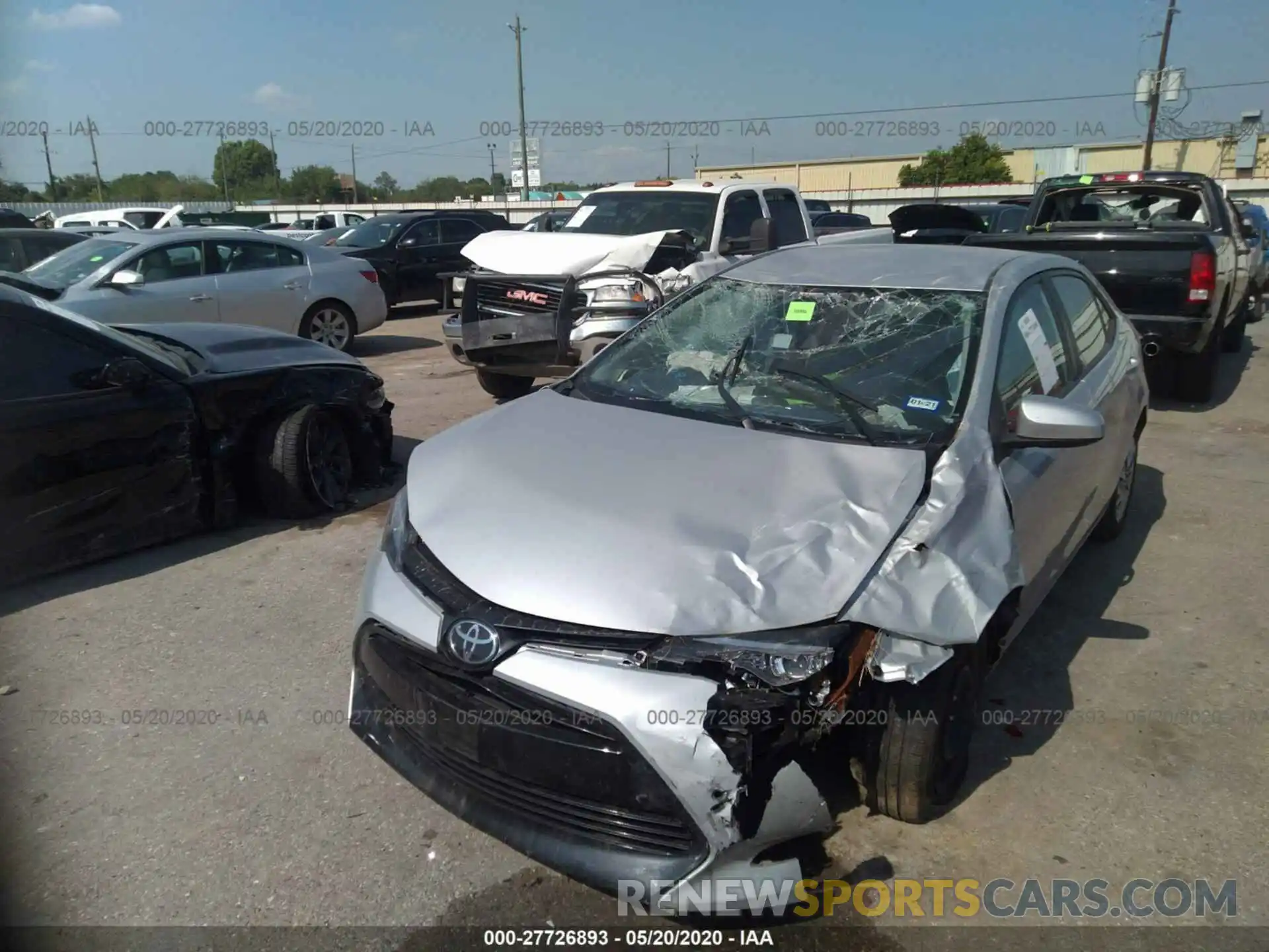 6 Photograph of a damaged car 2T1BURHE0KC213265 TOYOTA COROLLA 2019