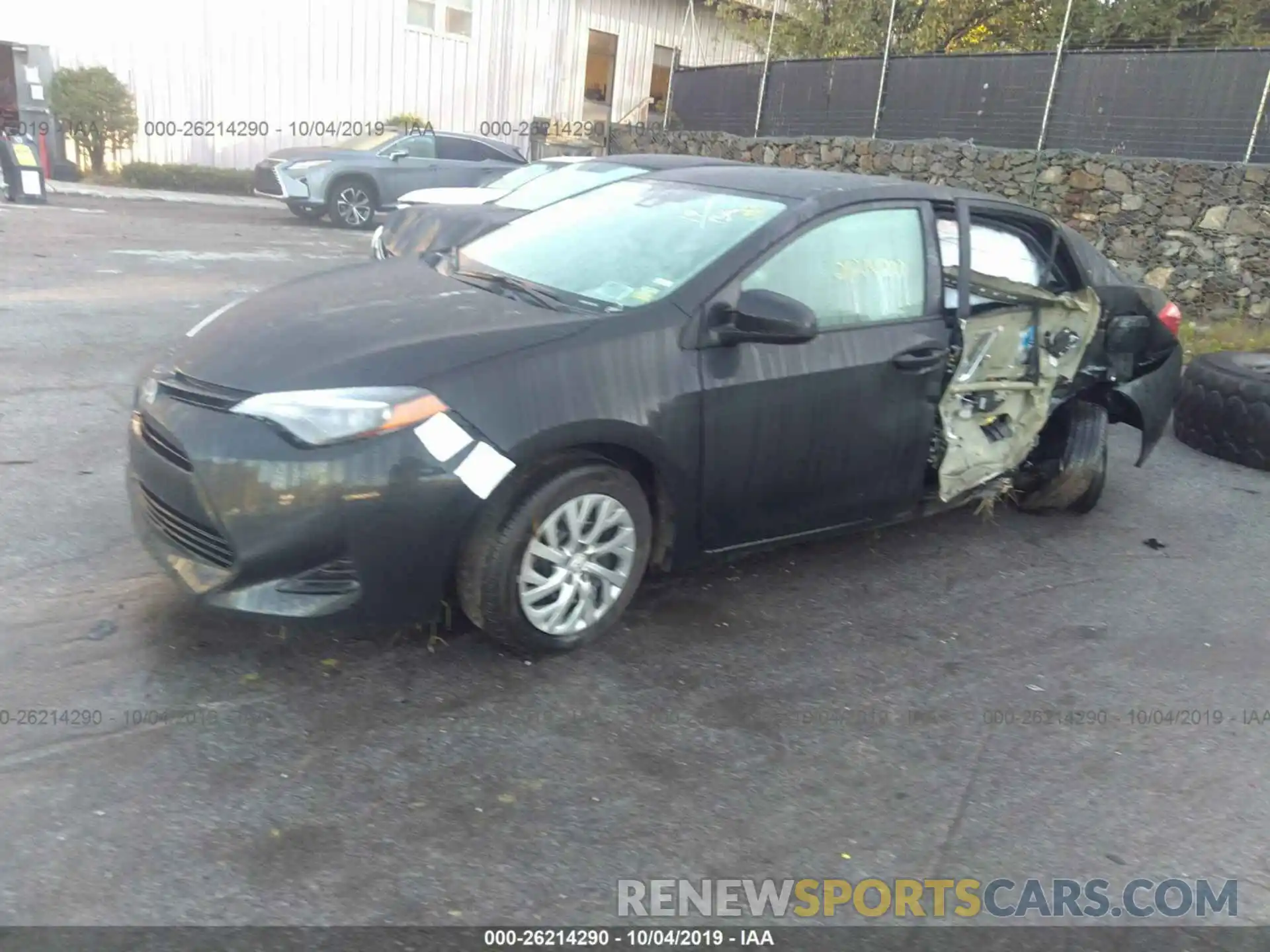 2 Photograph of a damaged car 2T1BURHE0KC213296 TOYOTA COROLLA 2019