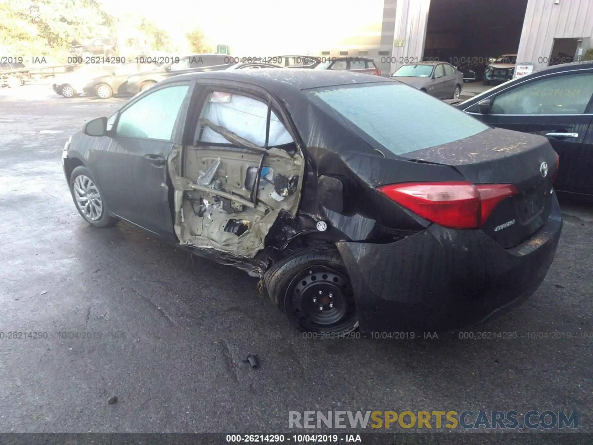 3 Photograph of a damaged car 2T1BURHE0KC213296 TOYOTA COROLLA 2019