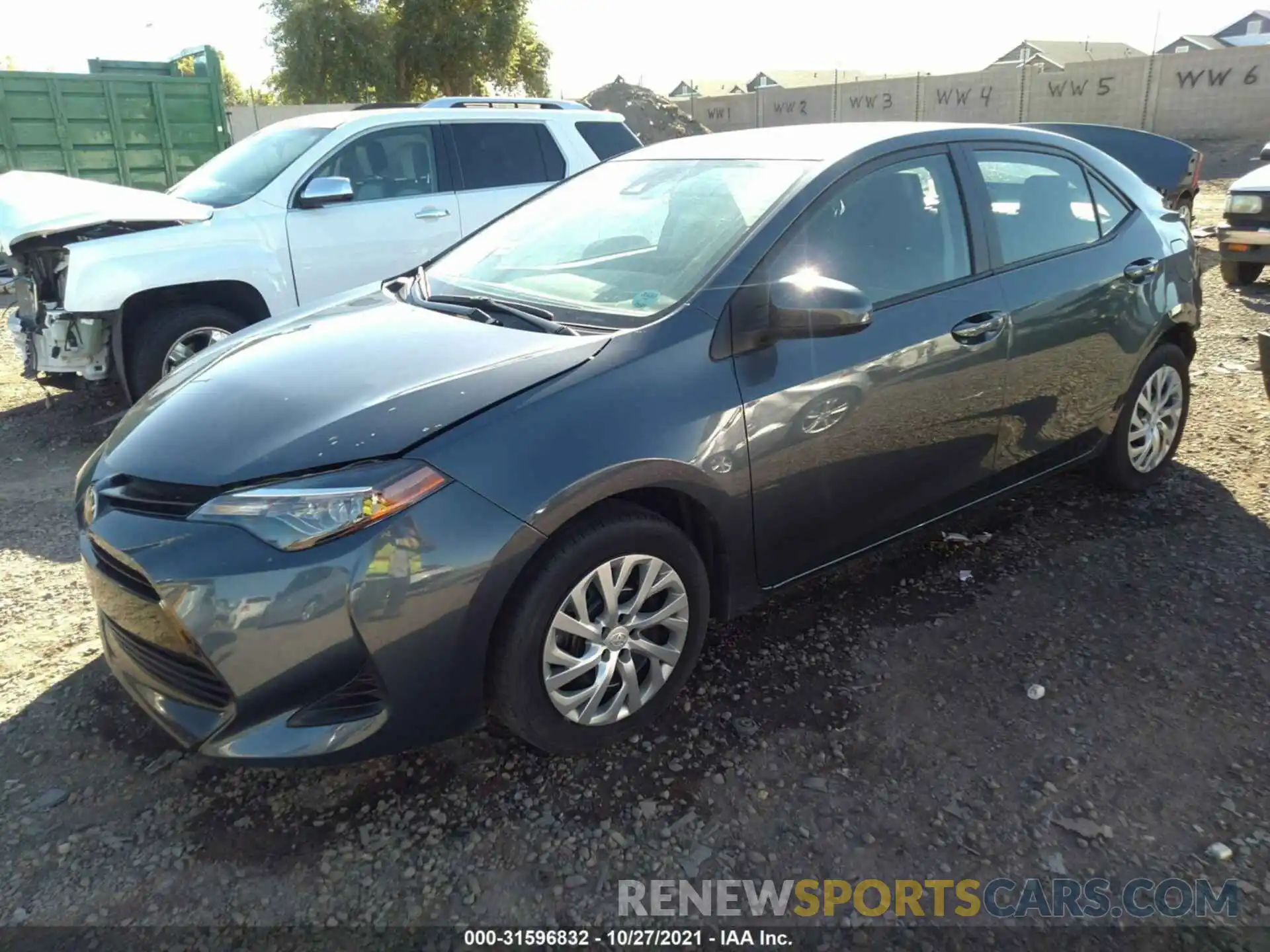 2 Photograph of a damaged car 2T1BURHE0KC213699 TOYOTA COROLLA 2019