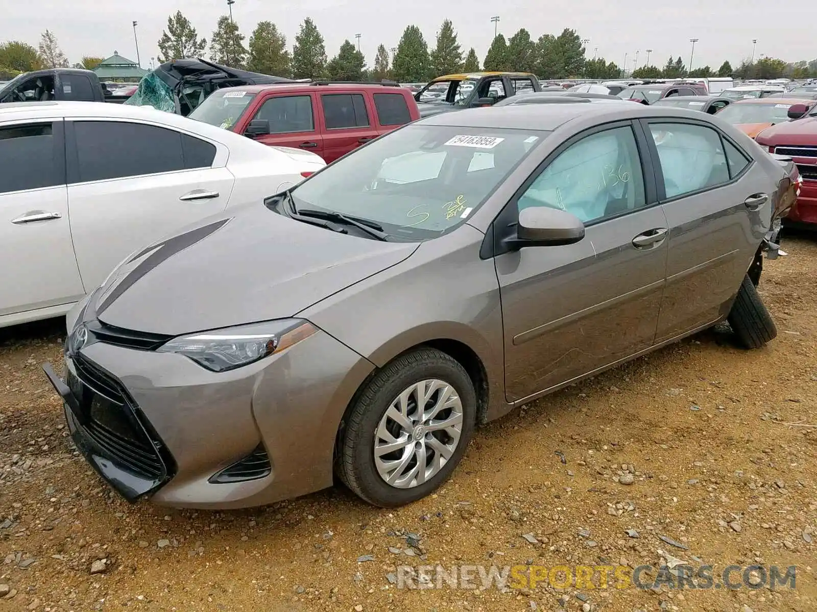 2 Photograph of a damaged car 2T1BURHE0KC213783 TOYOTA COROLLA 2019