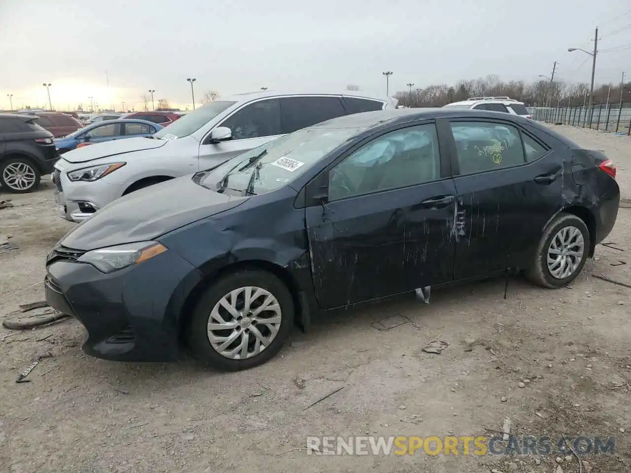 1 Photograph of a damaged car 2T1BURHE0KC213864 TOYOTA COROLLA 2019