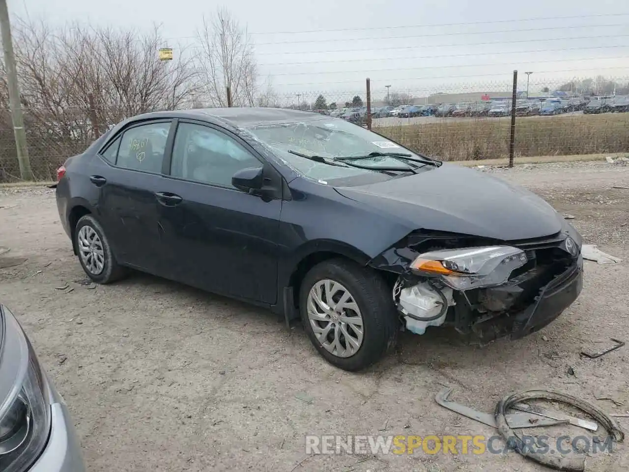 4 Photograph of a damaged car 2T1BURHE0KC213864 TOYOTA COROLLA 2019