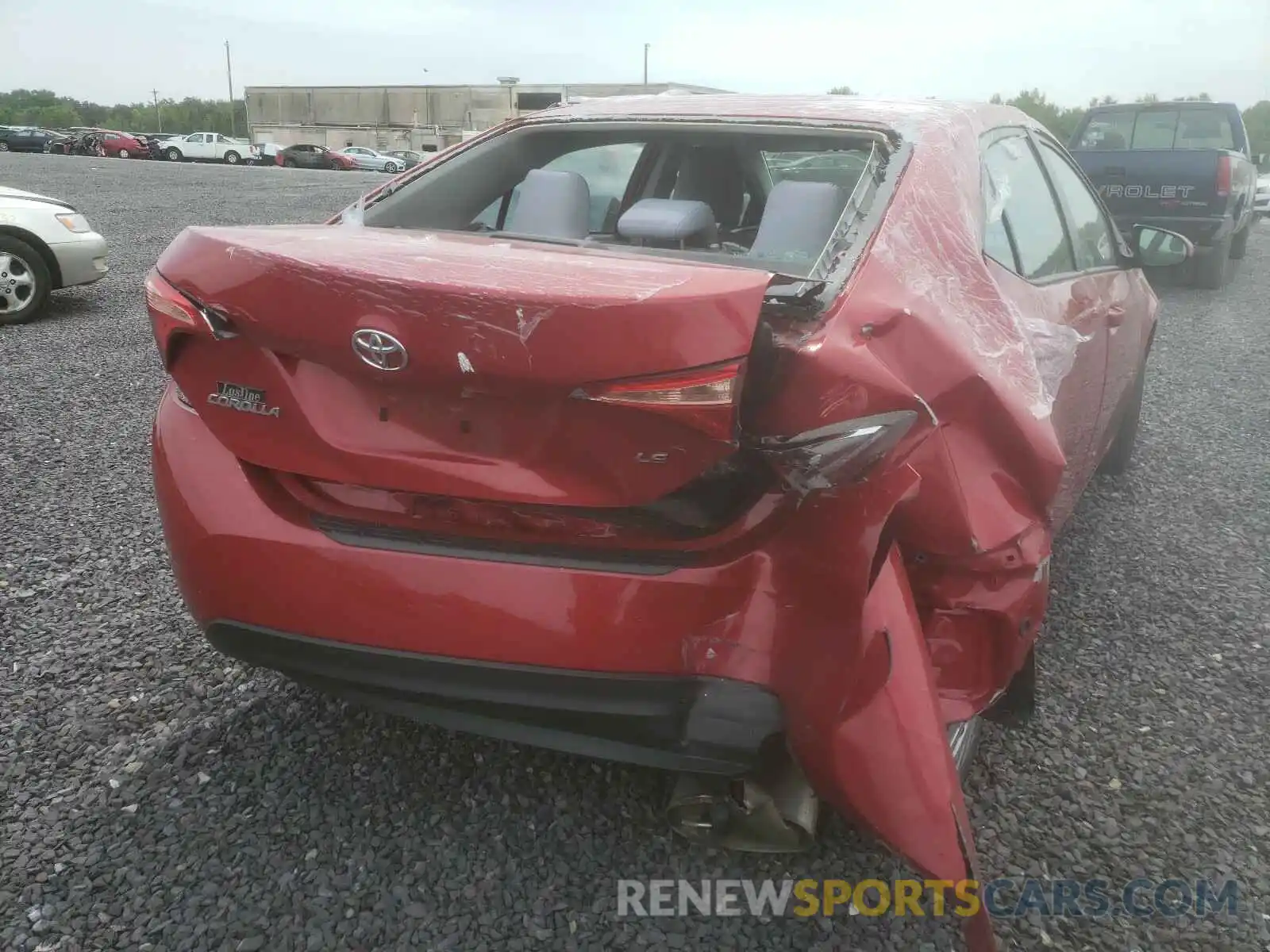 9 Photograph of a damaged car 2T1BURHE0KC214061 TOYOTA COROLLA 2019