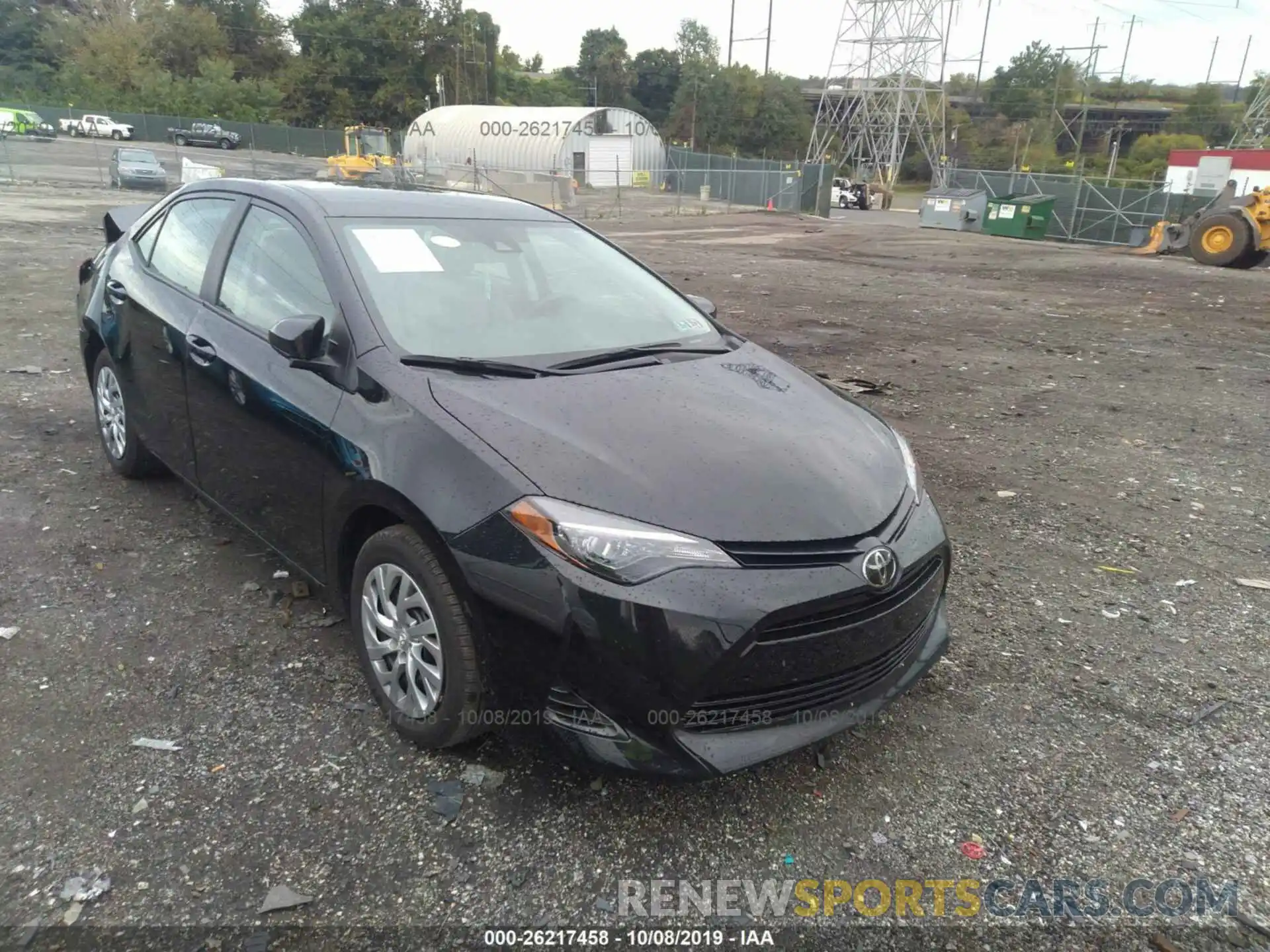 1 Photograph of a damaged car 2T1BURHE0KC214108 TOYOTA COROLLA 2019