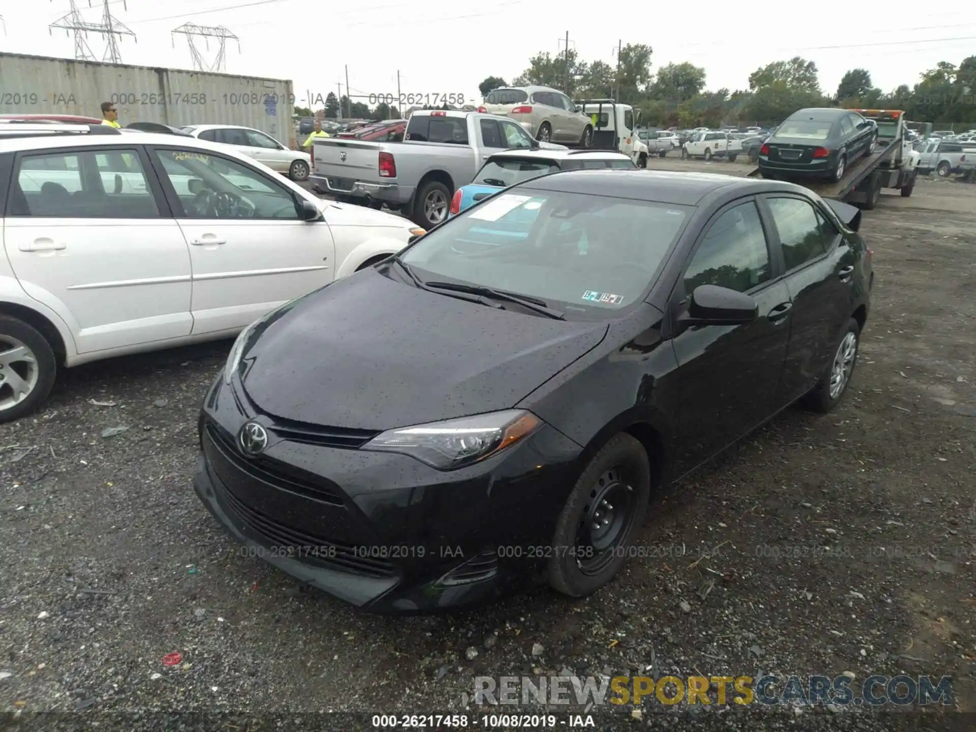 2 Photograph of a damaged car 2T1BURHE0KC214108 TOYOTA COROLLA 2019