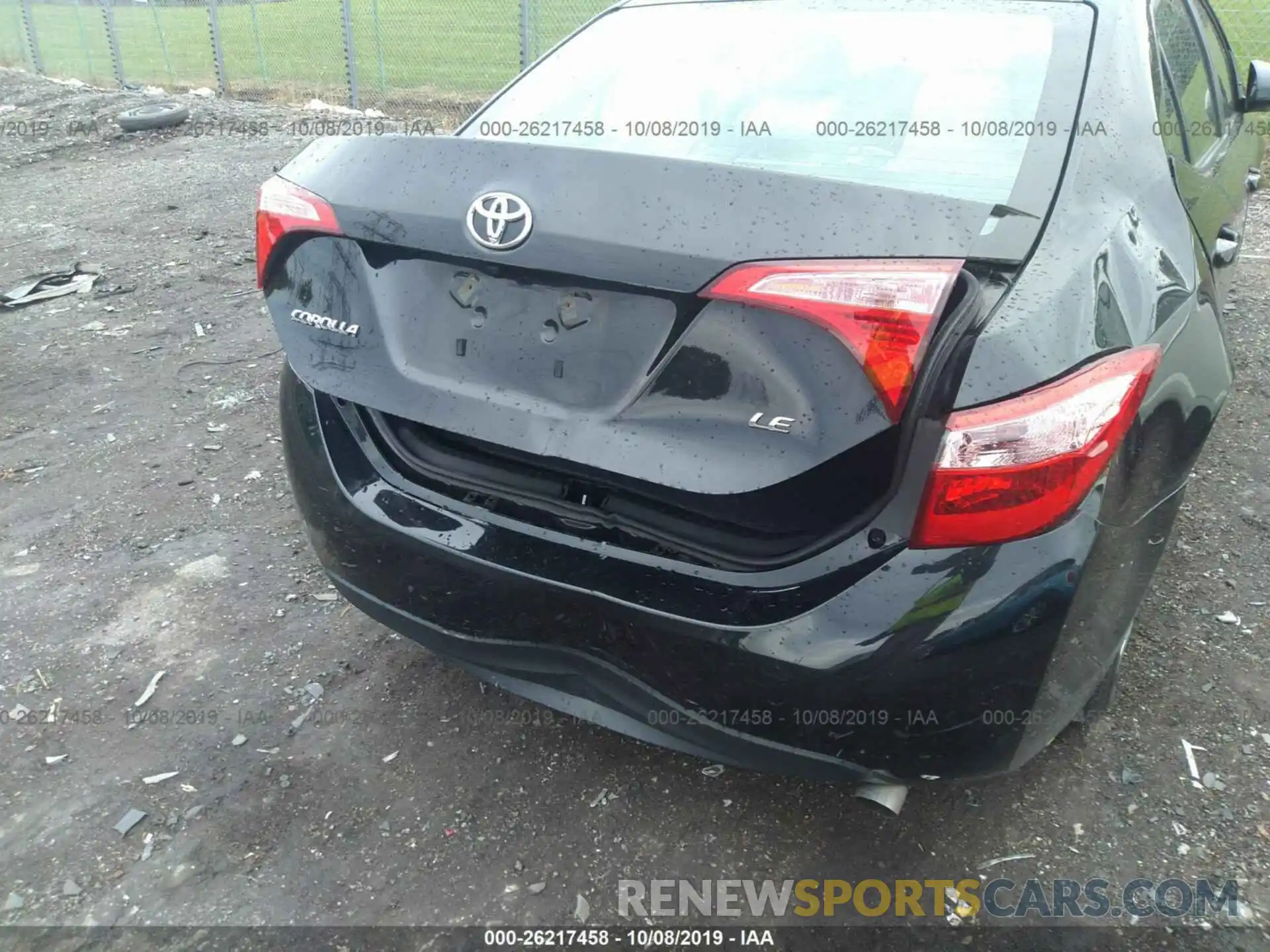 6 Photograph of a damaged car 2T1BURHE0KC214108 TOYOTA COROLLA 2019