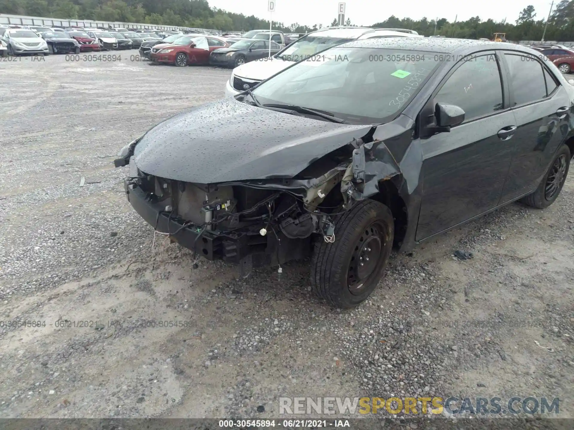 6 Photograph of a damaged car 2T1BURHE0KC214335 TOYOTA COROLLA 2019