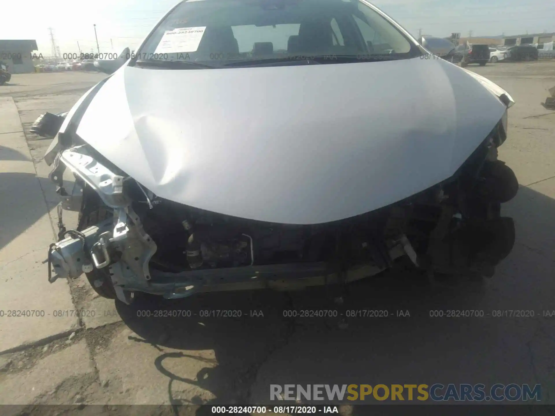 6 Photograph of a damaged car 2T1BURHE0KC214352 TOYOTA COROLLA 2019