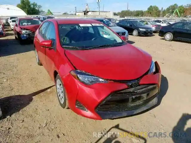 1 Photograph of a damaged car 2T1BURHE0KC214612 TOYOTA COROLLA 2019