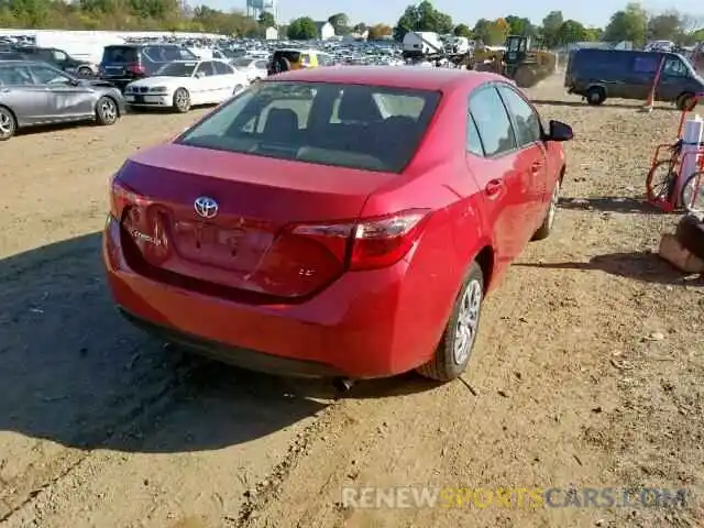 4 Photograph of a damaged car 2T1BURHE0KC214612 TOYOTA COROLLA 2019