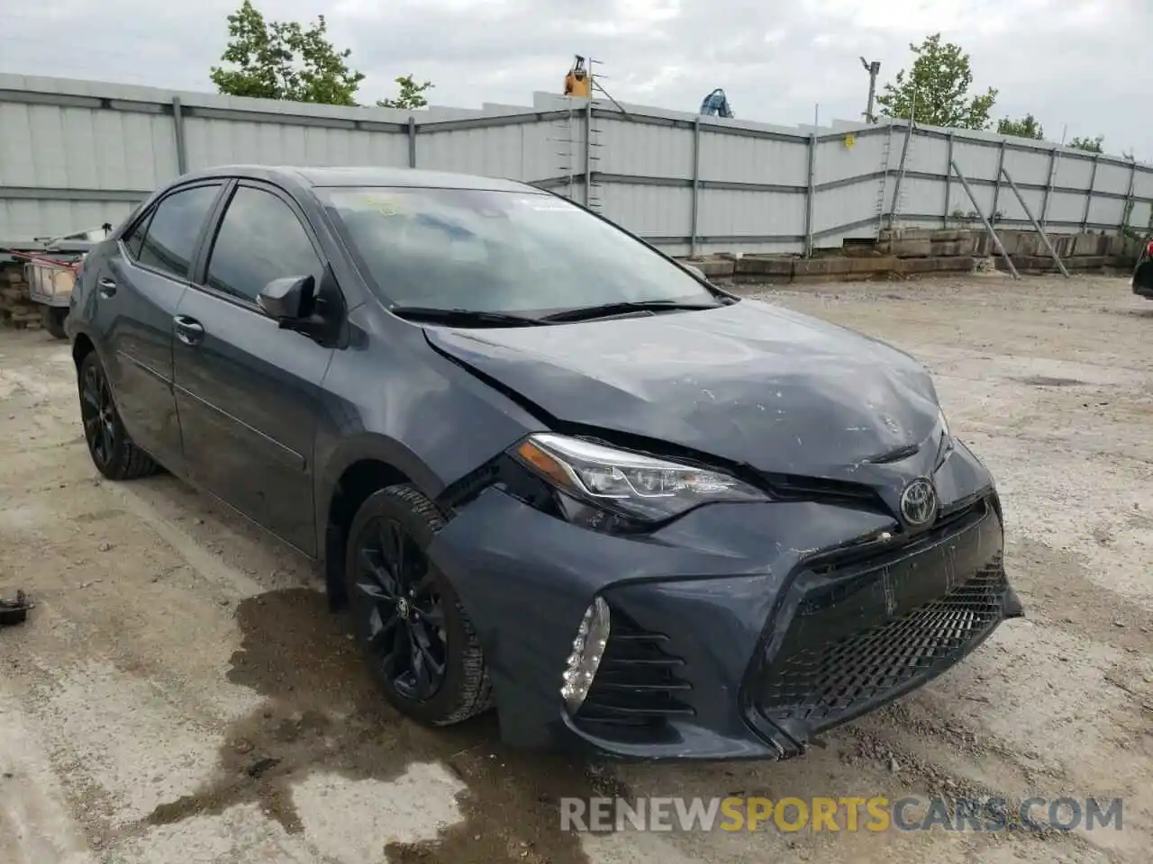 1 Photograph of a damaged car 2T1BURHE0KC214674 TOYOTA COROLLA 2019