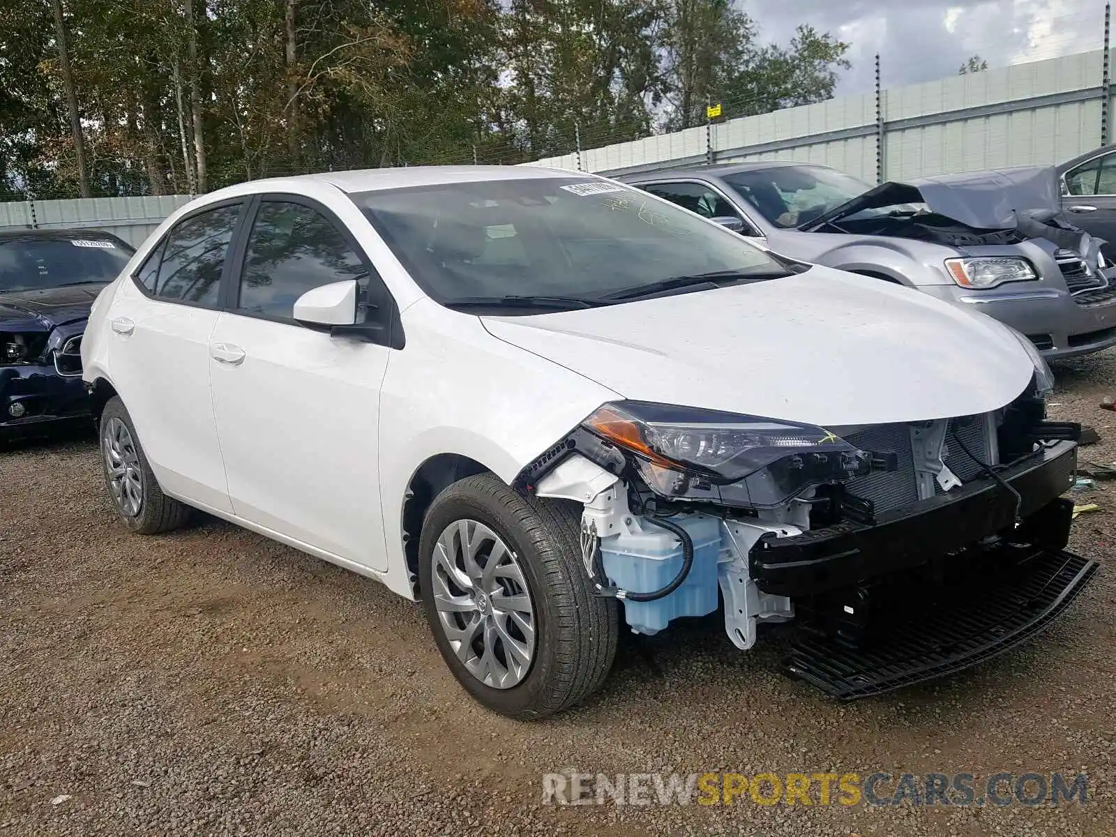 1 Photograph of a damaged car 2T1BURHE0KC214755 TOYOTA COROLLA 2019