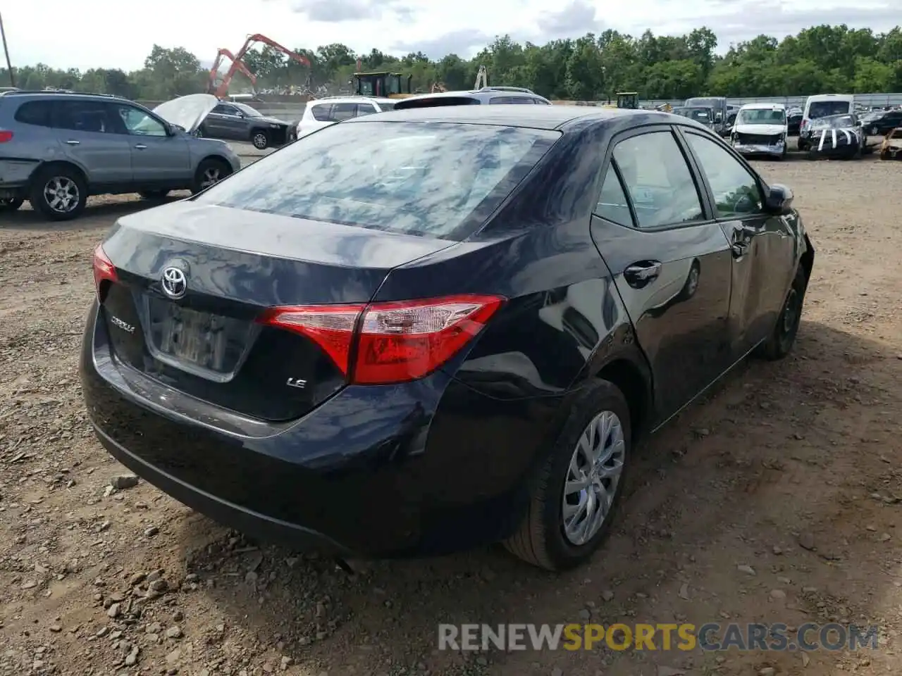 4 Photograph of a damaged car 2T1BURHE0KC214836 TOYOTA COROLLA 2019