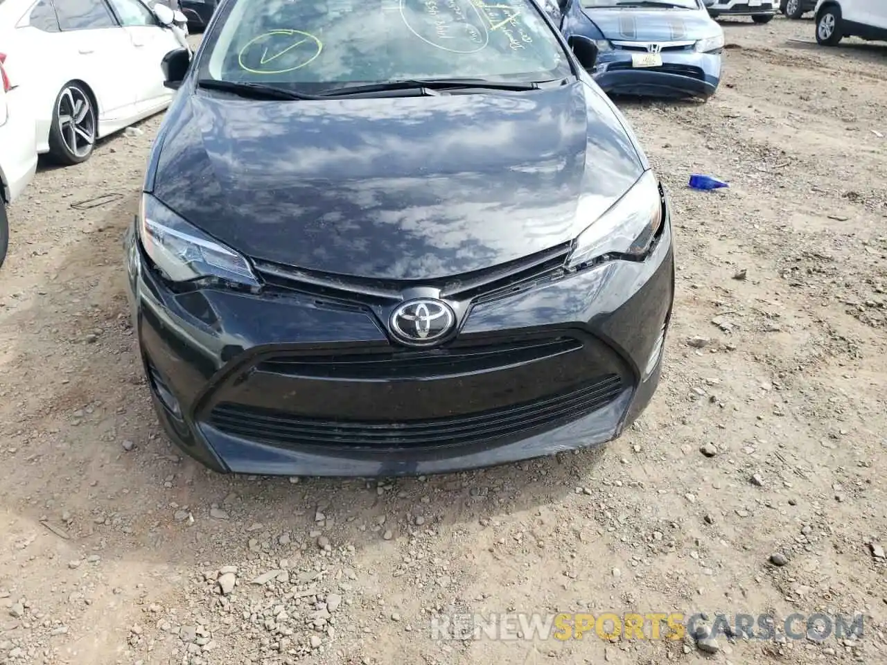 9 Фотография поврежденного автомобиля 2T1BURHE0KC214836 TOYOTA COROLLA 2019