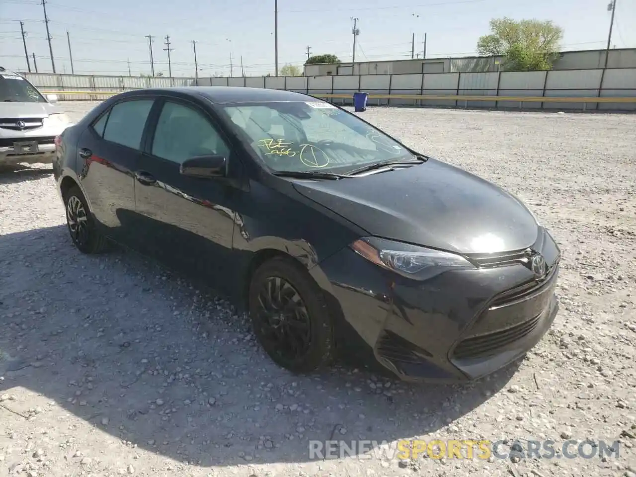 1 Photograph of a damaged car 2T1BURHE0KC215100 TOYOTA COROLLA 2019