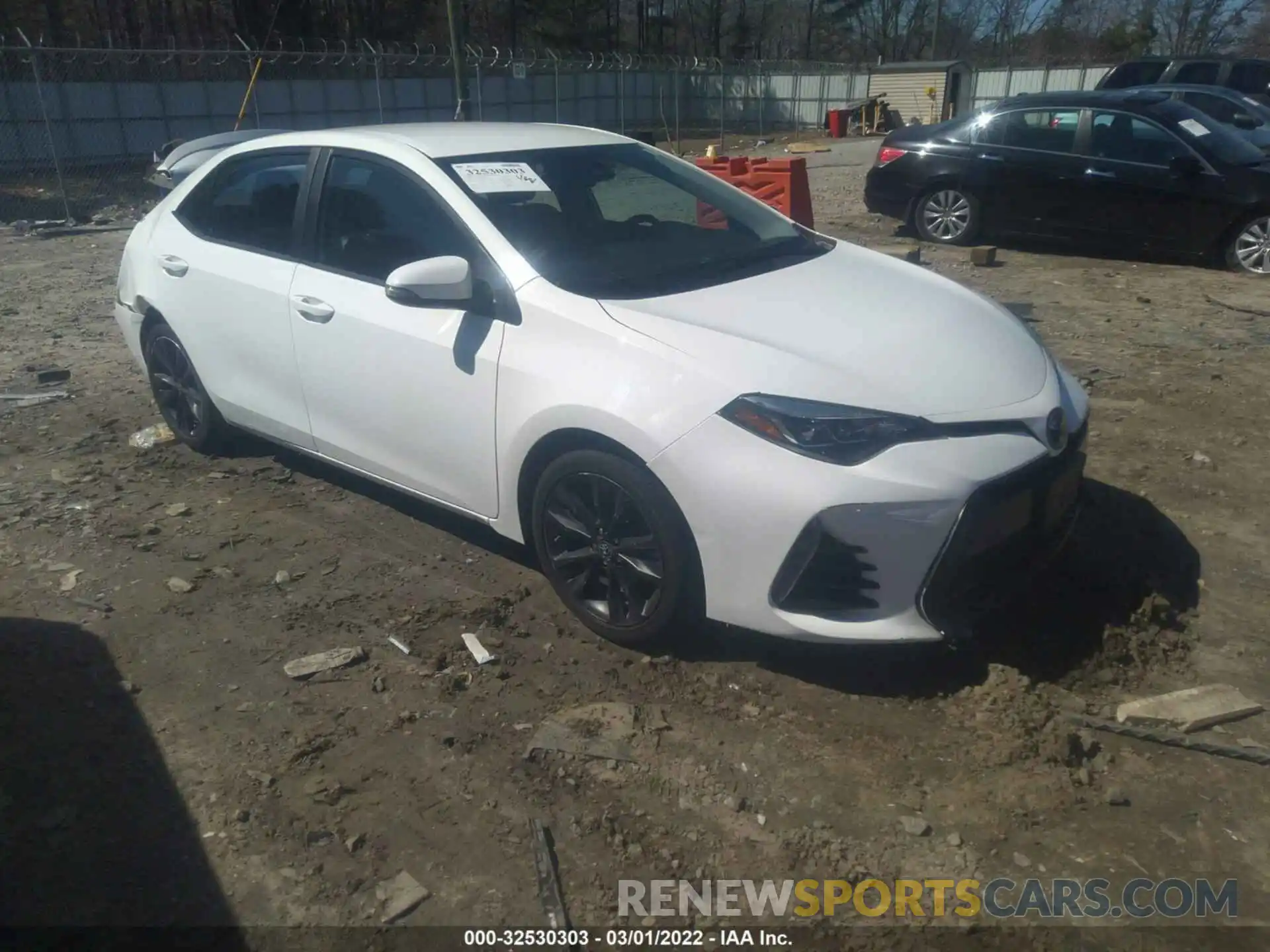 1 Photograph of a damaged car 2T1BURHE0KC215243 TOYOTA COROLLA 2019