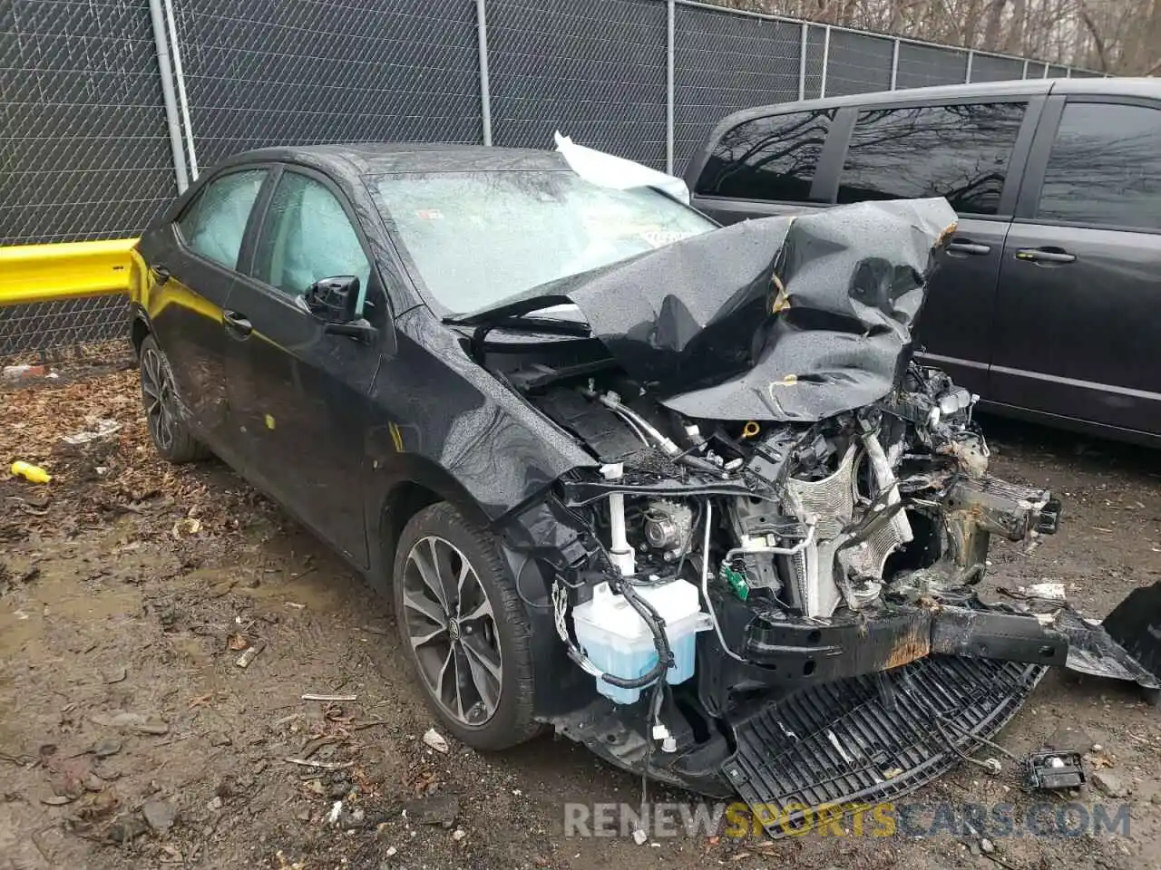 1 Photograph of a damaged car 2T1BURHE0KC215551 TOYOTA COROLLA 2019