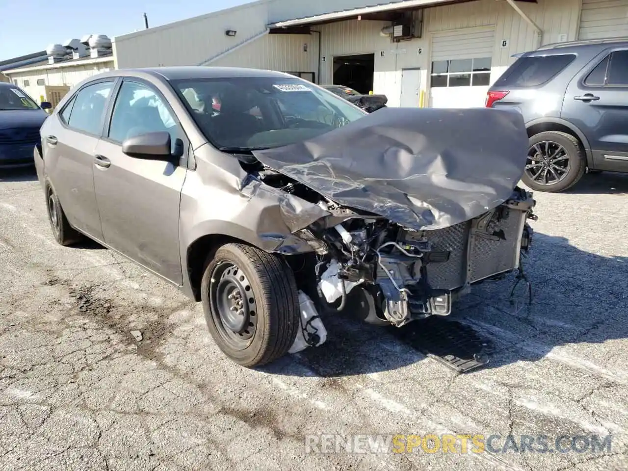 1 Photograph of a damaged car 2T1BURHE0KC215873 TOYOTA COROLLA 2019