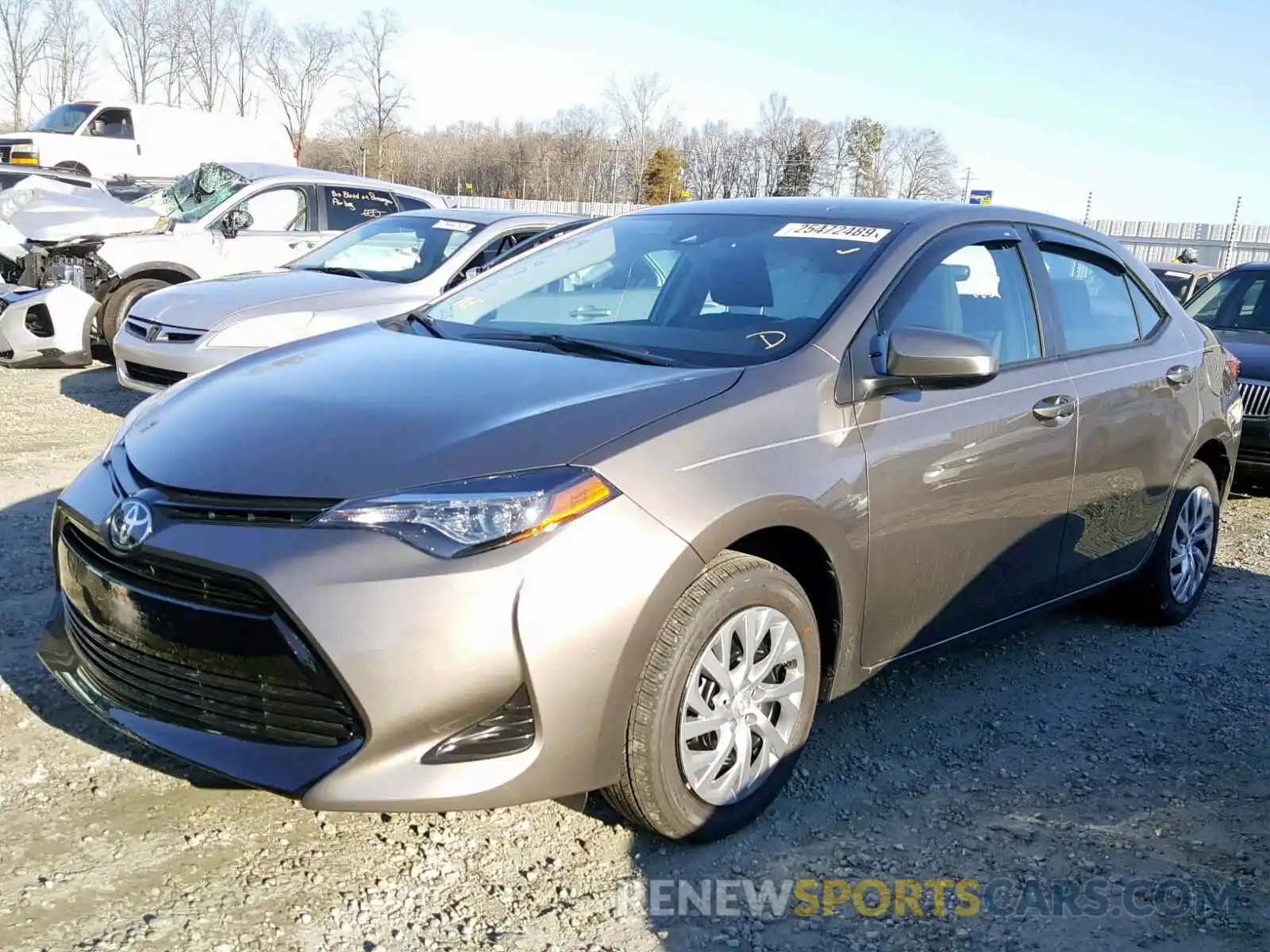 2 Photograph of a damaged car 2T1BURHE0KC215954 TOYOTA COROLLA 2019