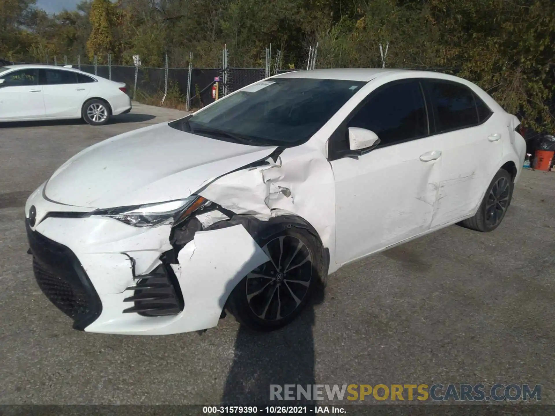 6 Photograph of a damaged car 2T1BURHE0KC215985 TOYOTA COROLLA 2019