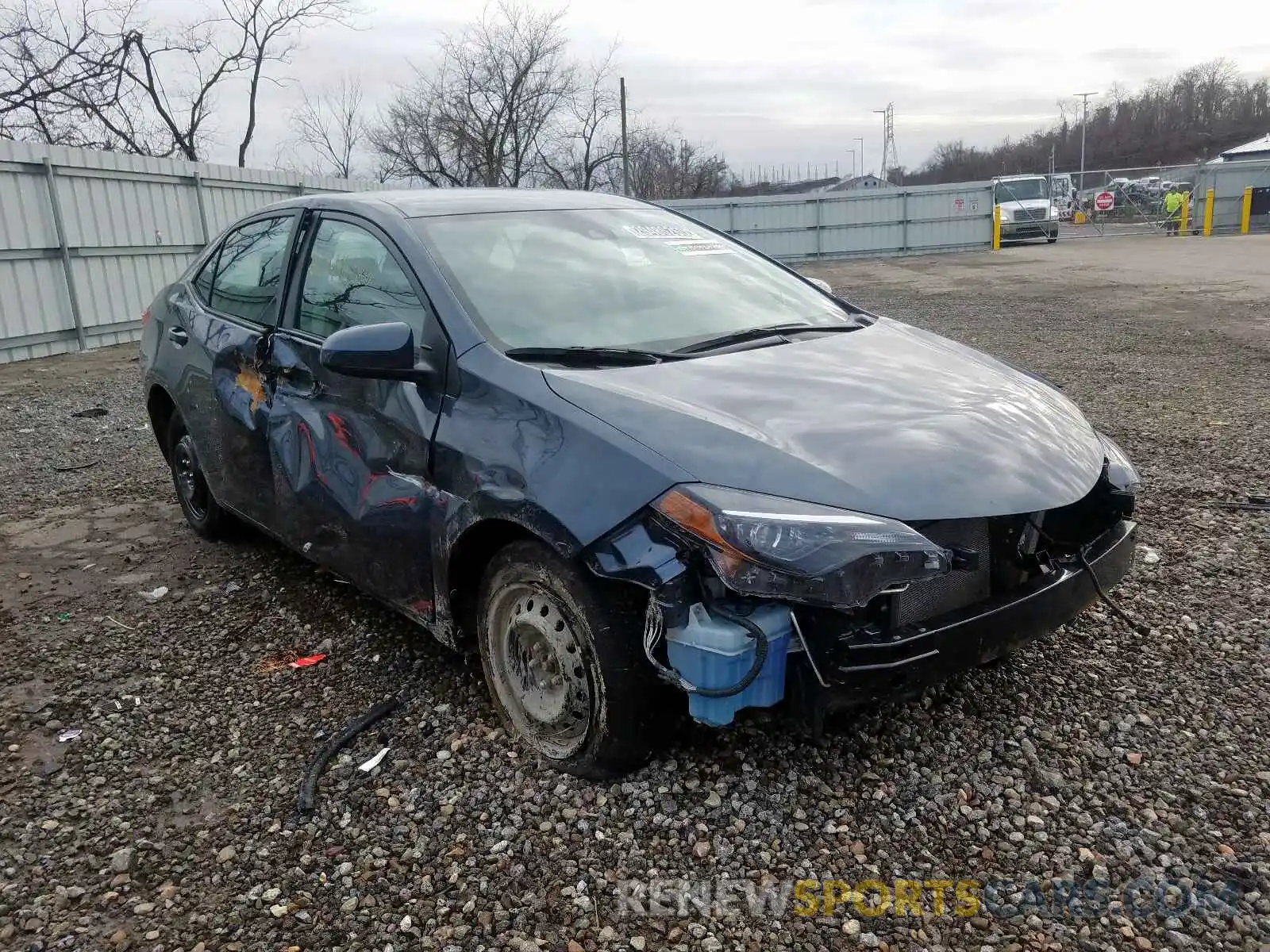 1 Photograph of a damaged car 2T1BURHE0KC216022 TOYOTA COROLLA 2019