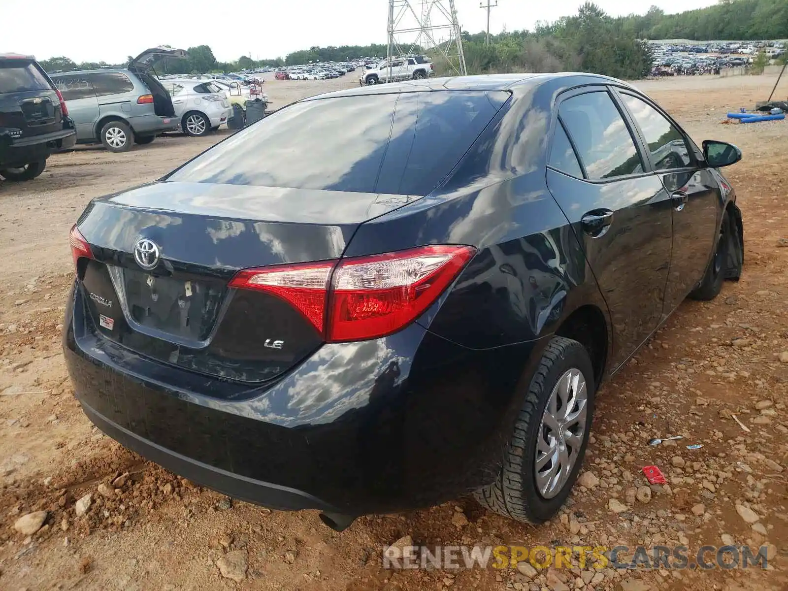 4 Photograph of a damaged car 2T1BURHE0KC216571 TOYOTA COROLLA 2019