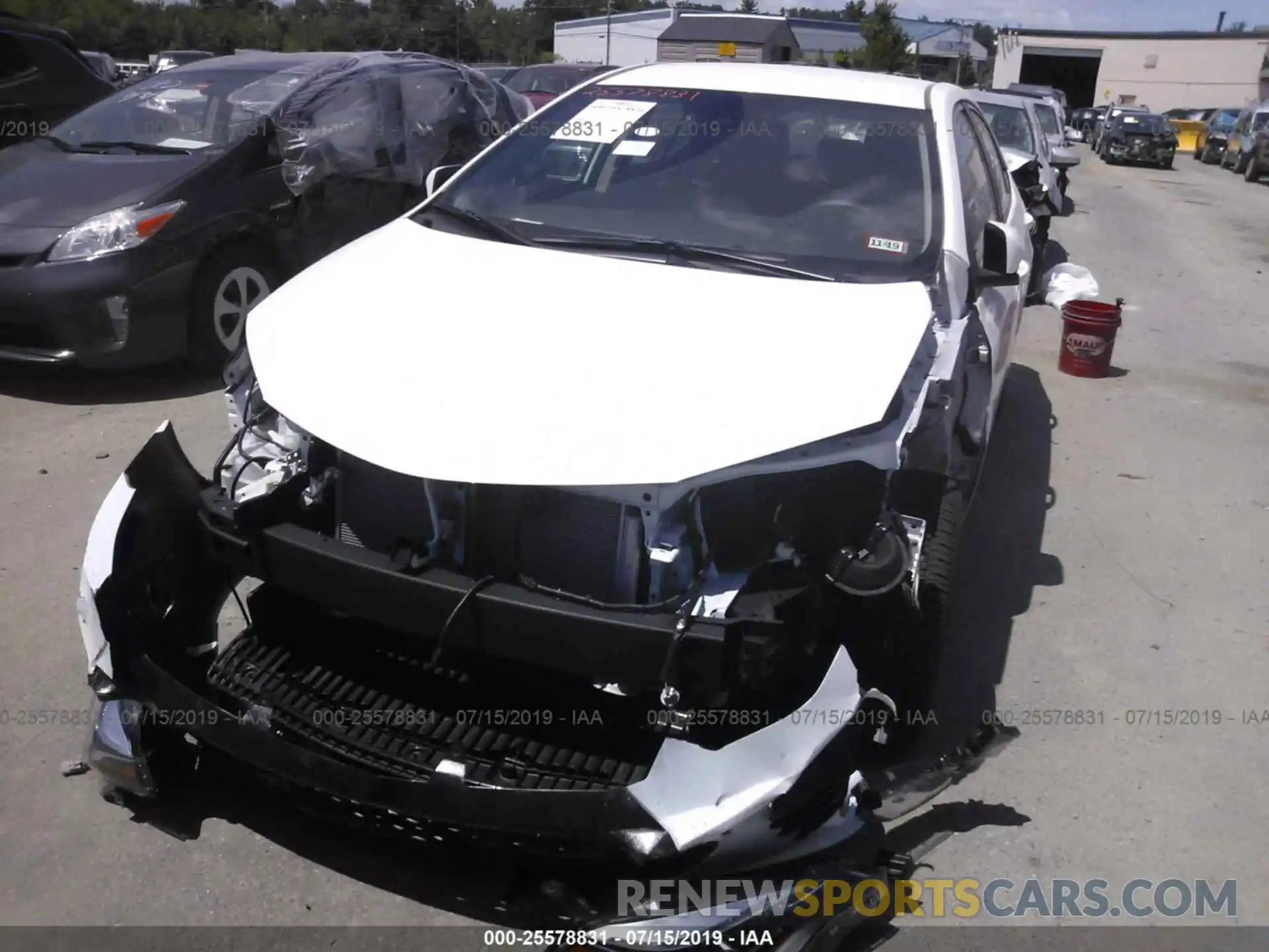 2 Photograph of a damaged car 2T1BURHE0KC216845 TOYOTA COROLLA 2019