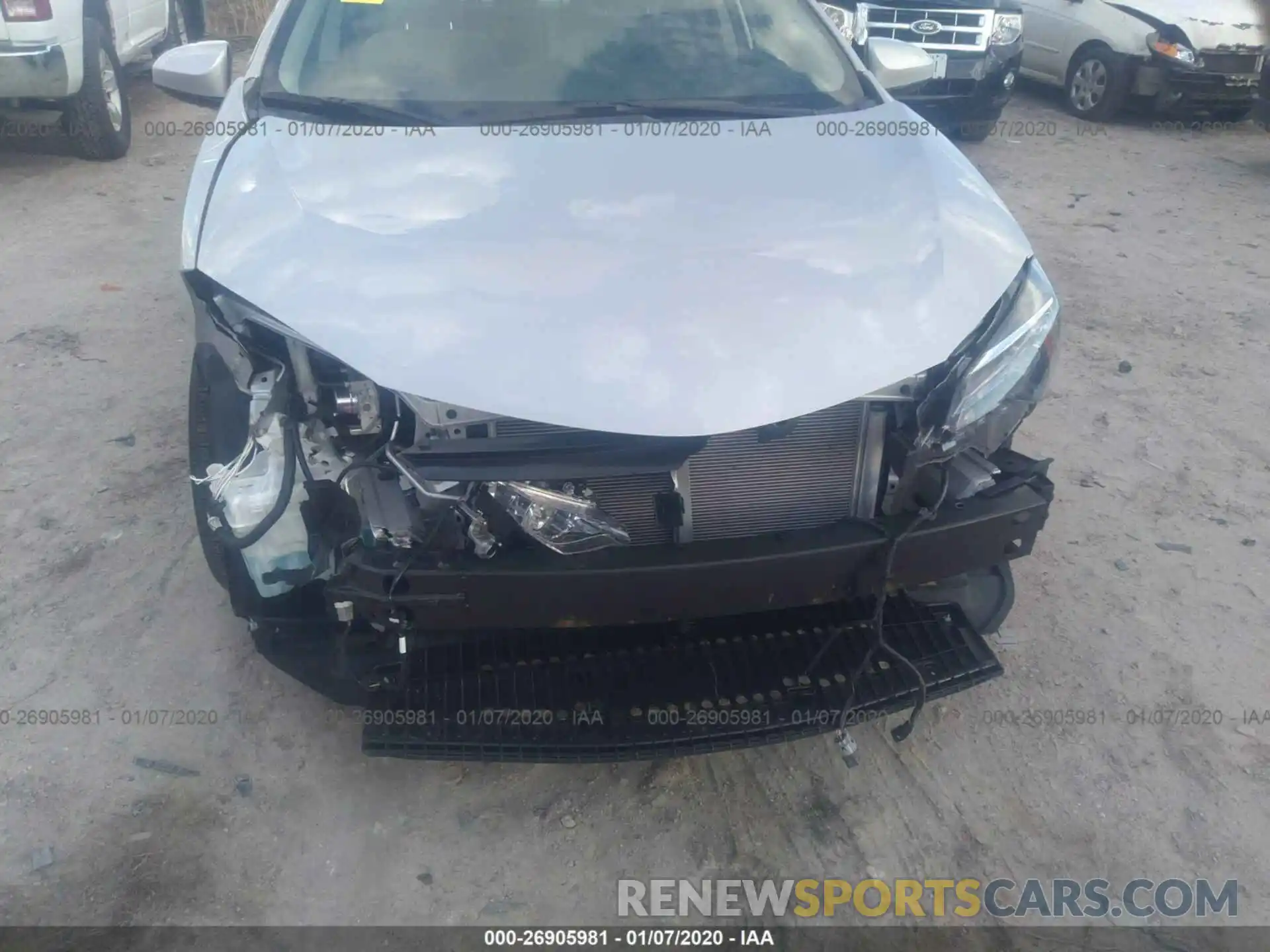 6 Photograph of a damaged car 2T1BURHE0KC217316 TOYOTA COROLLA 2019