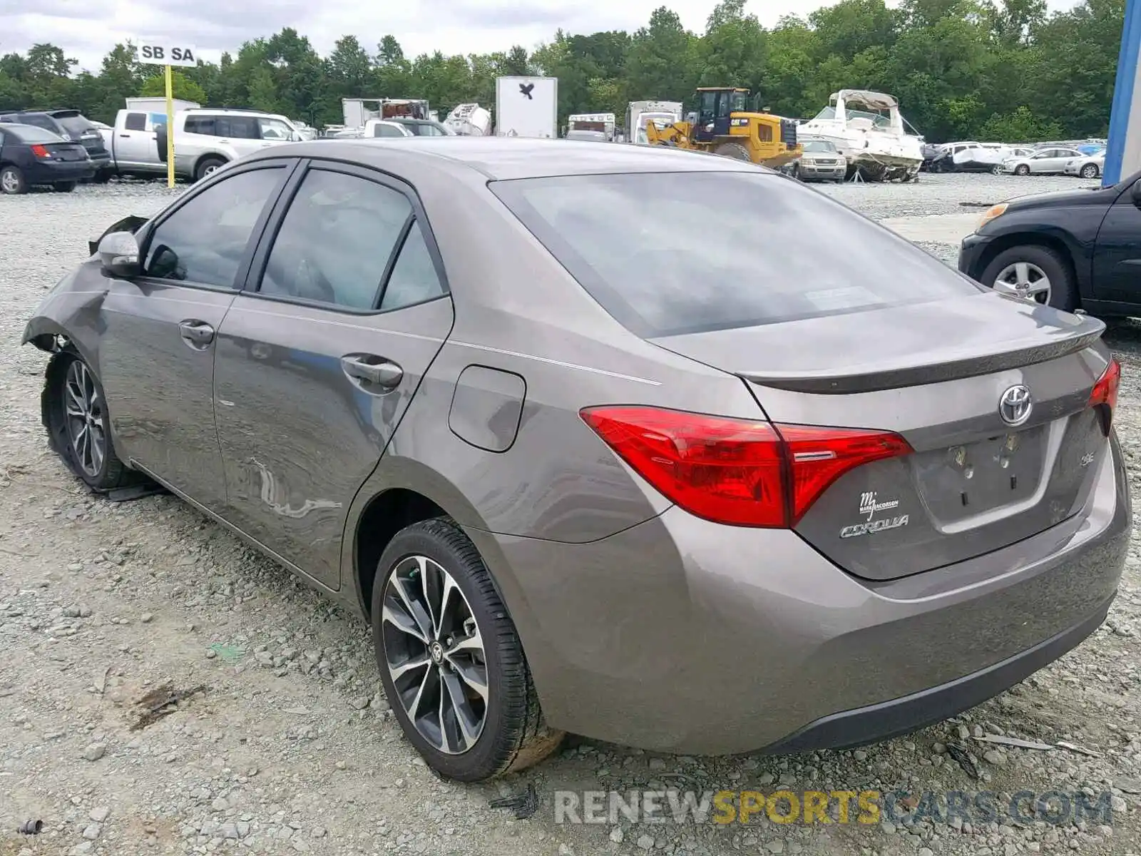 3 Photograph of a damaged car 2T1BURHE0KC217512 TOYOTA COROLLA 2019