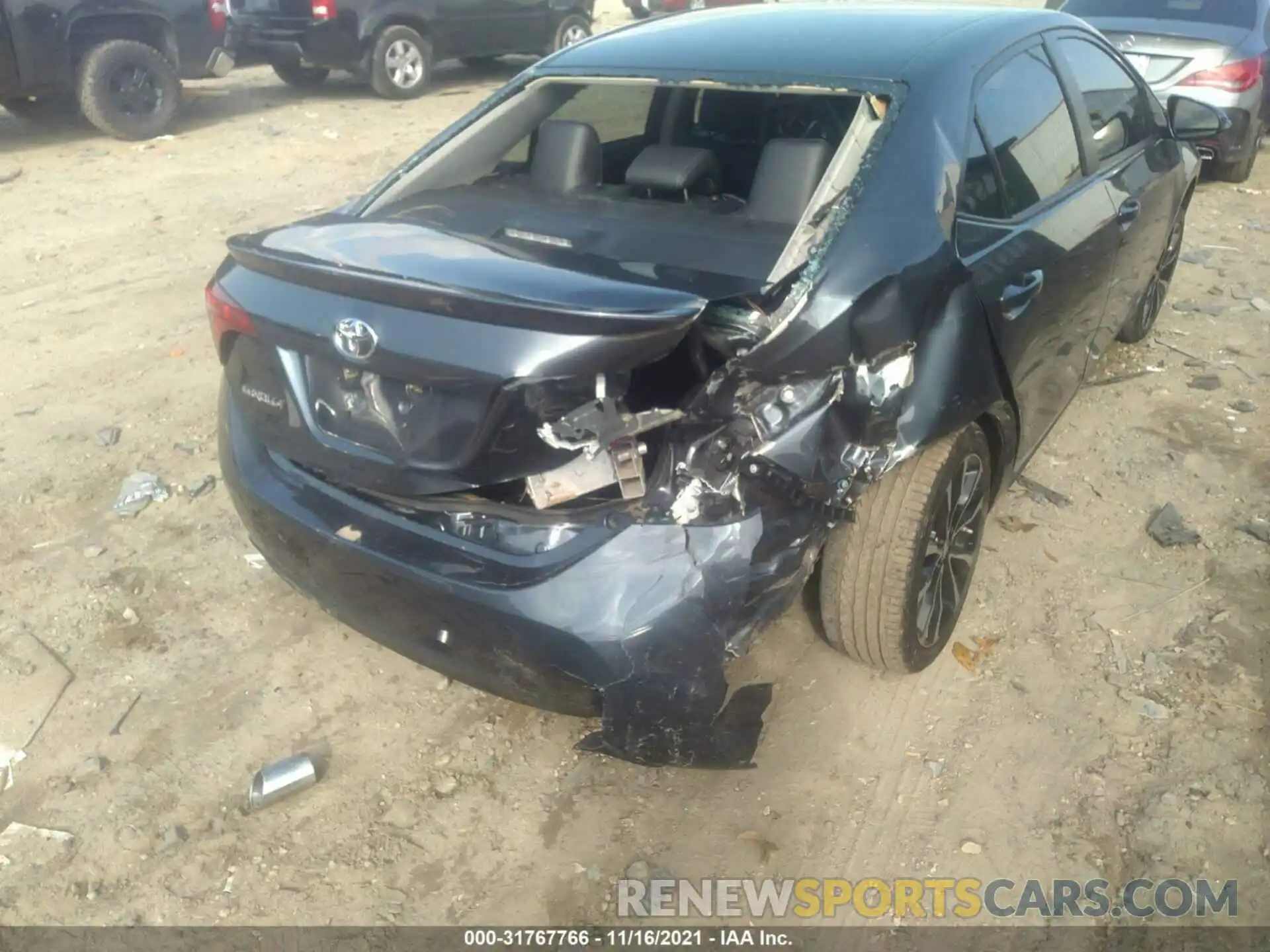 6 Photograph of a damaged car 2T1BURHE0KC217526 TOYOTA COROLLA 2019