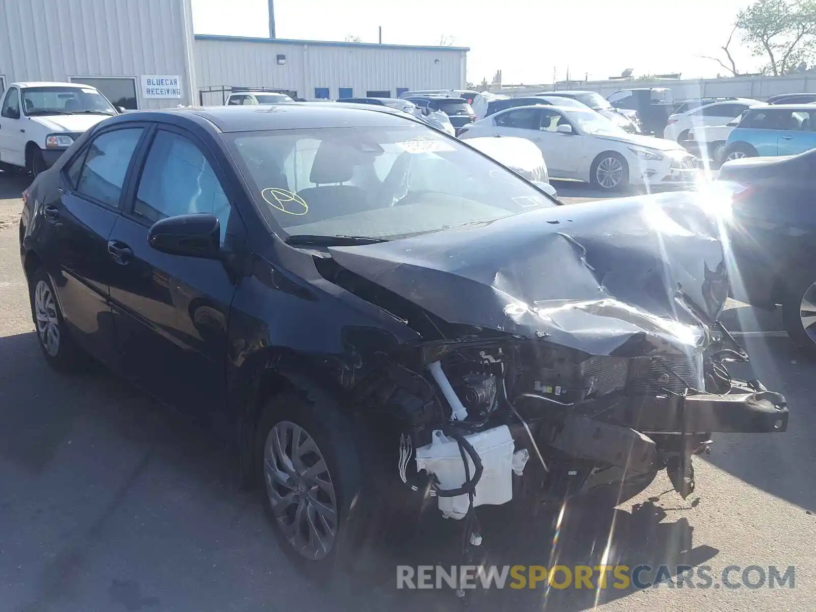 1 Photograph of a damaged car 2T1BURHE0KC217610 TOYOTA COROLLA 2019