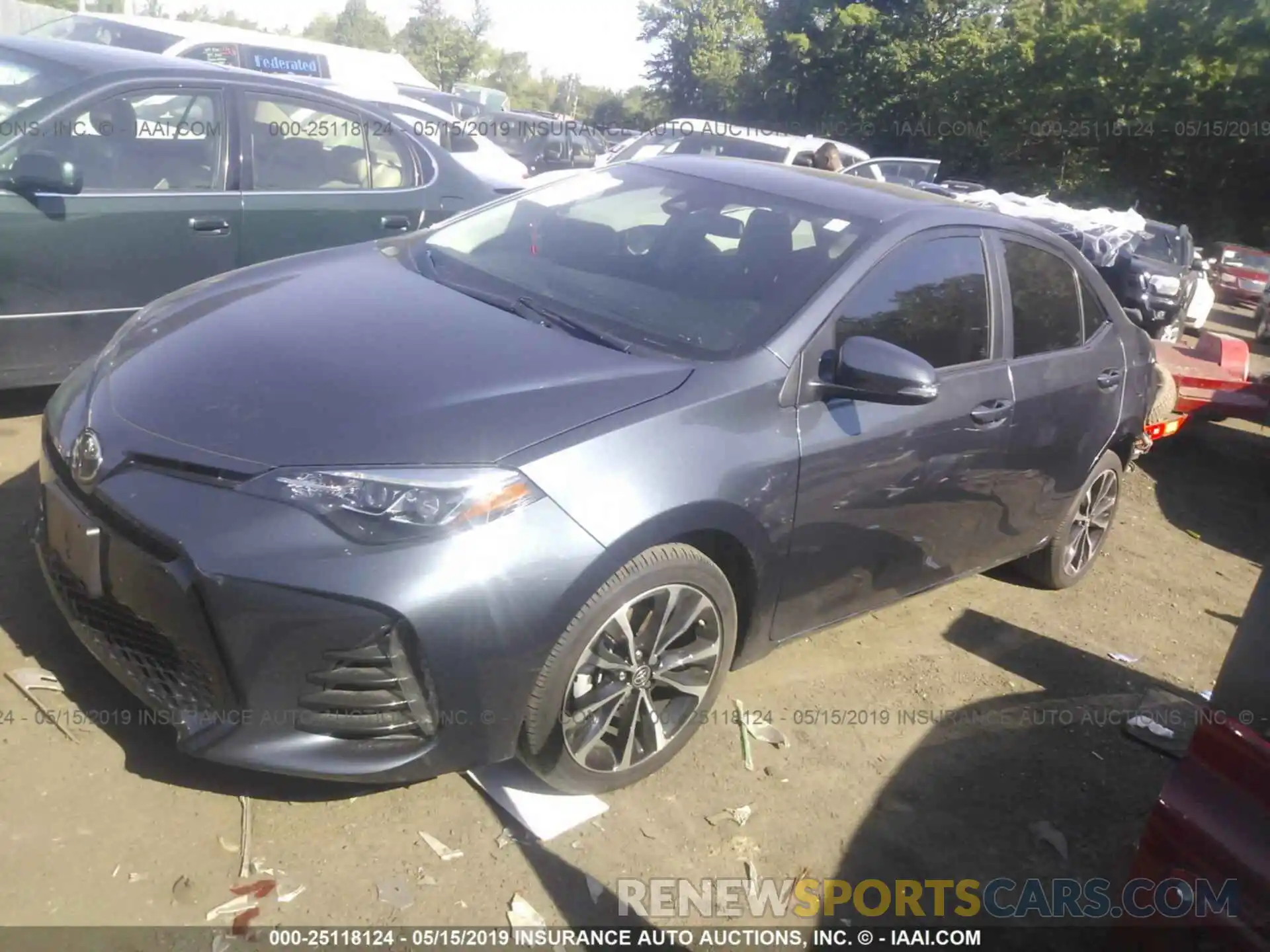 2 Photograph of a damaged car 2T1BURHE0KC218126 TOYOTA COROLLA 2019