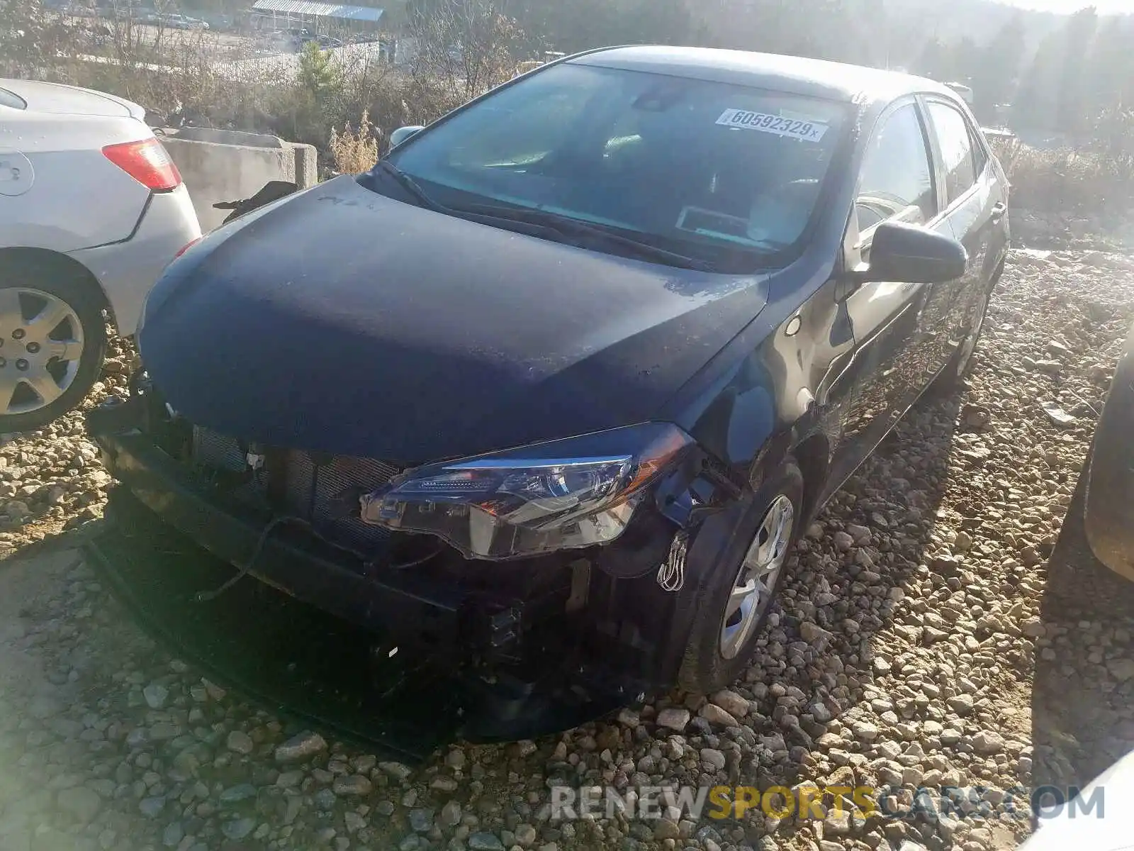 2 Photograph of a damaged car 2T1BURHE0KC218255 TOYOTA COROLLA 2019