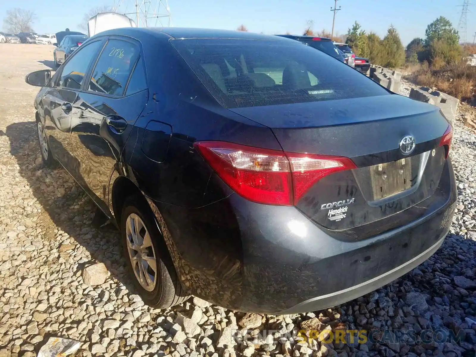 3 Photograph of a damaged car 2T1BURHE0KC218255 TOYOTA COROLLA 2019