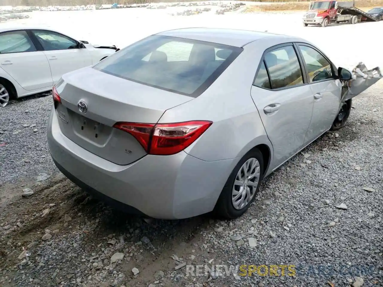 4 Photograph of a damaged car 2T1BURHE0KC219227 TOYOTA COROLLA 2019