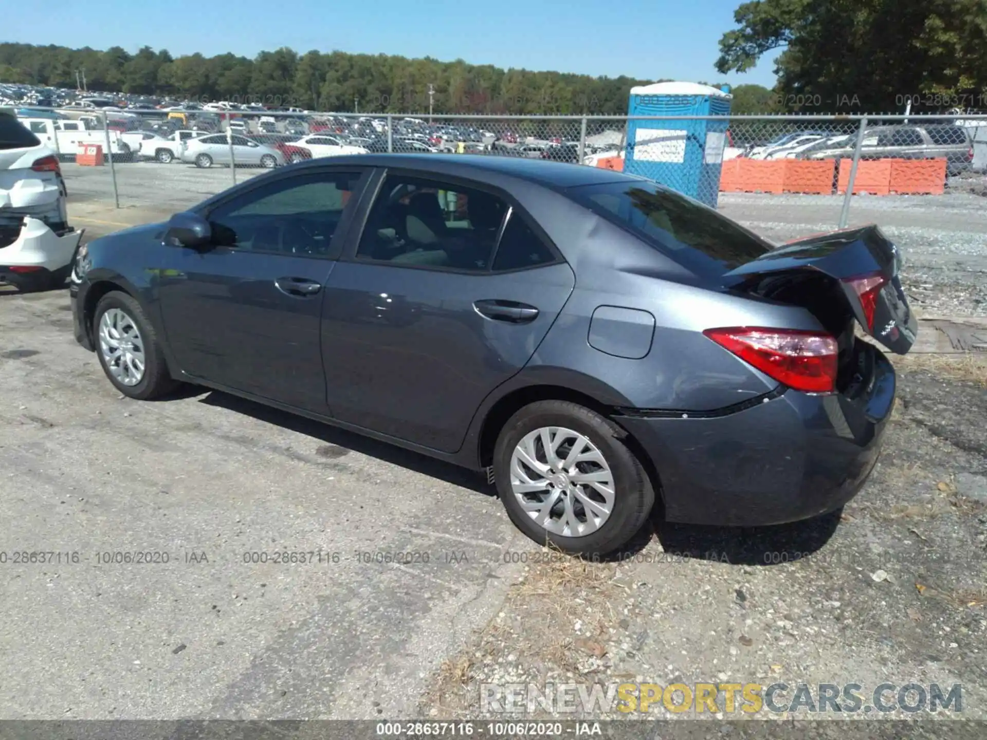 3 Photograph of a damaged car 2T1BURHE0KC219244 TOYOTA COROLLA 2019