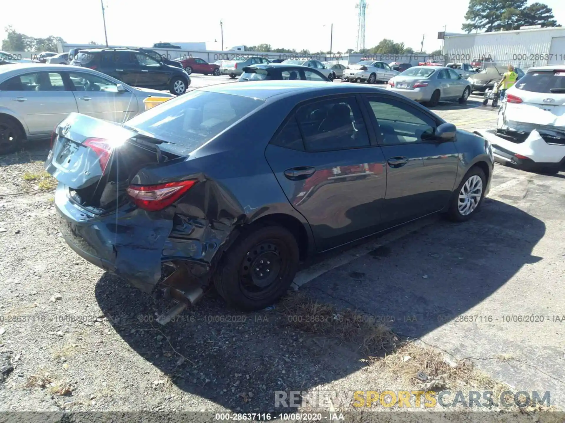 4 Photograph of a damaged car 2T1BURHE0KC219244 TOYOTA COROLLA 2019