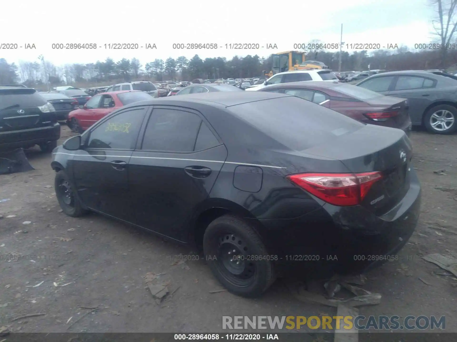 3 Photograph of a damaged car 2T1BURHE0KC219308 TOYOTA COROLLA 2019