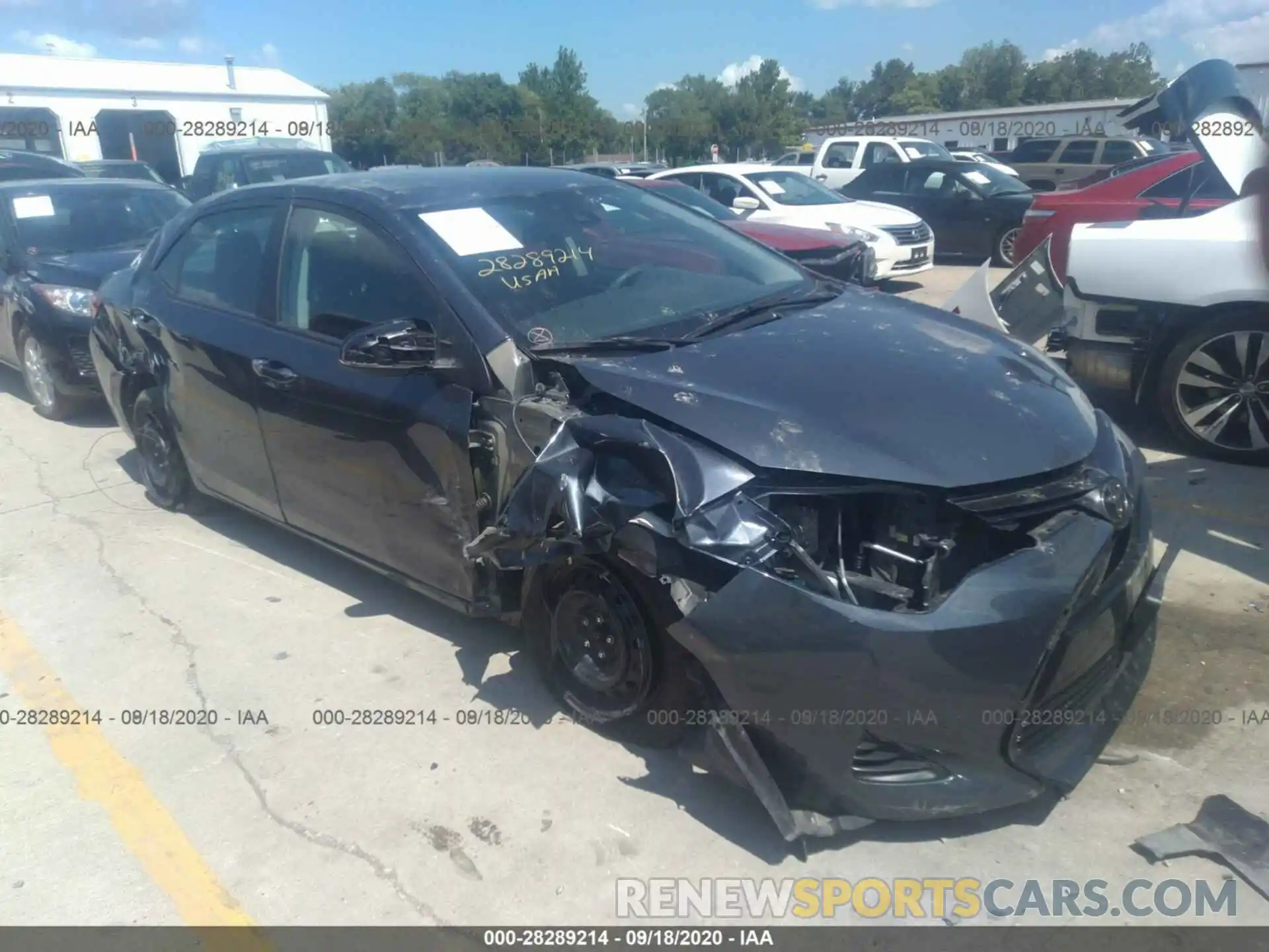 12 Photograph of a damaged car 2T1BURHE0KC219440 TOYOTA COROLLA 2019