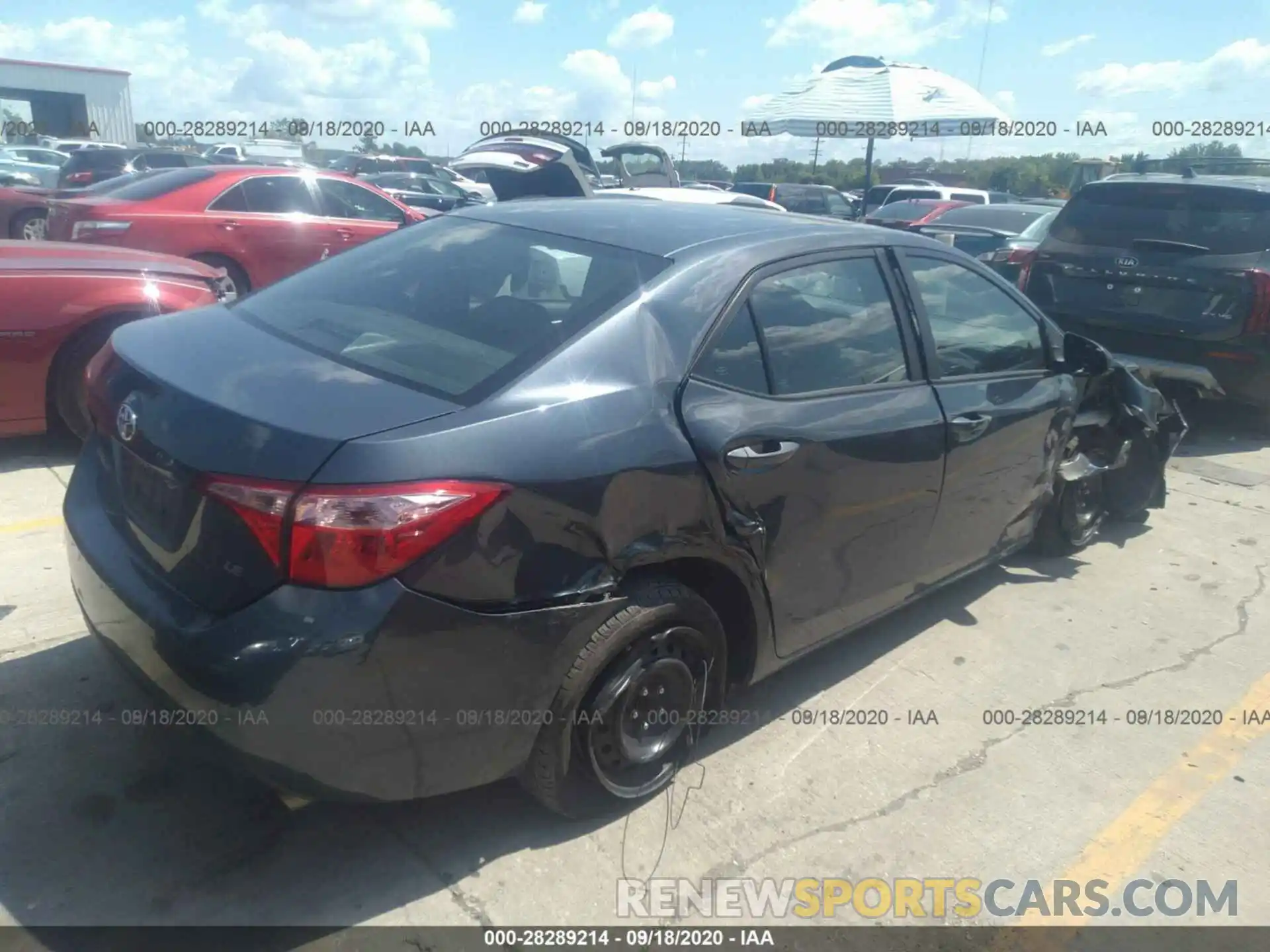 15 Photograph of a damaged car 2T1BURHE0KC219440 TOYOTA COROLLA 2019