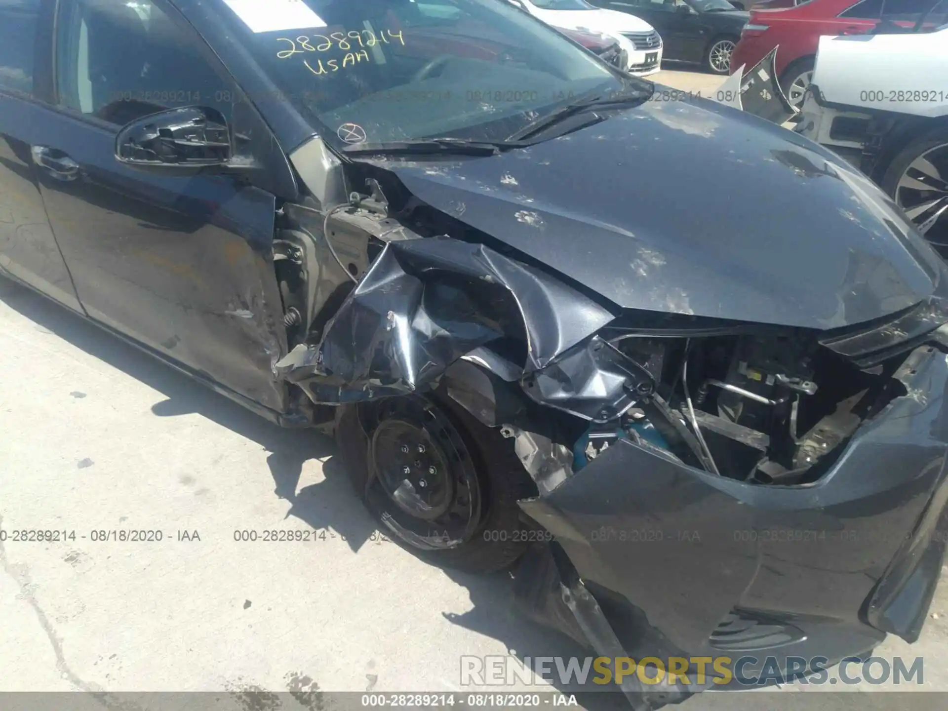 6 Photograph of a damaged car 2T1BURHE0KC219440 TOYOTA COROLLA 2019