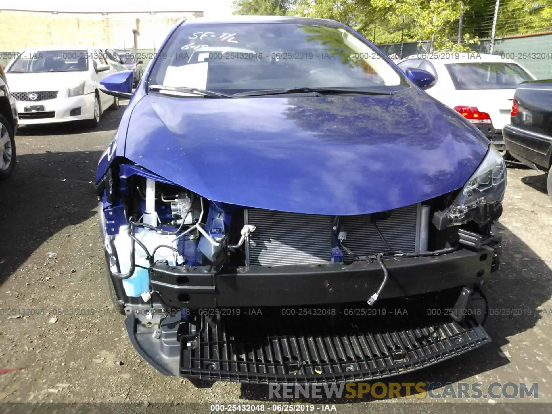 6 Photograph of a damaged car 2T1BURHE0KC219552 TOYOTA COROLLA 2019