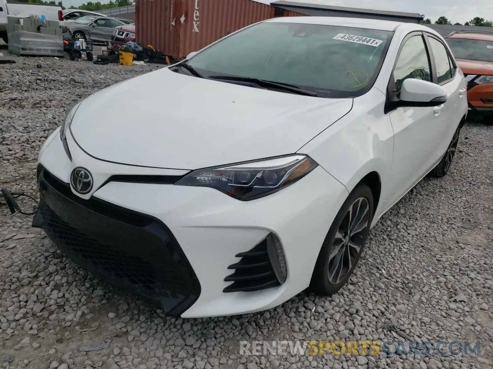 2 Фотография поврежденного автомобиля 2T1BURHE0KC220619 TOYOTA COROLLA 2019