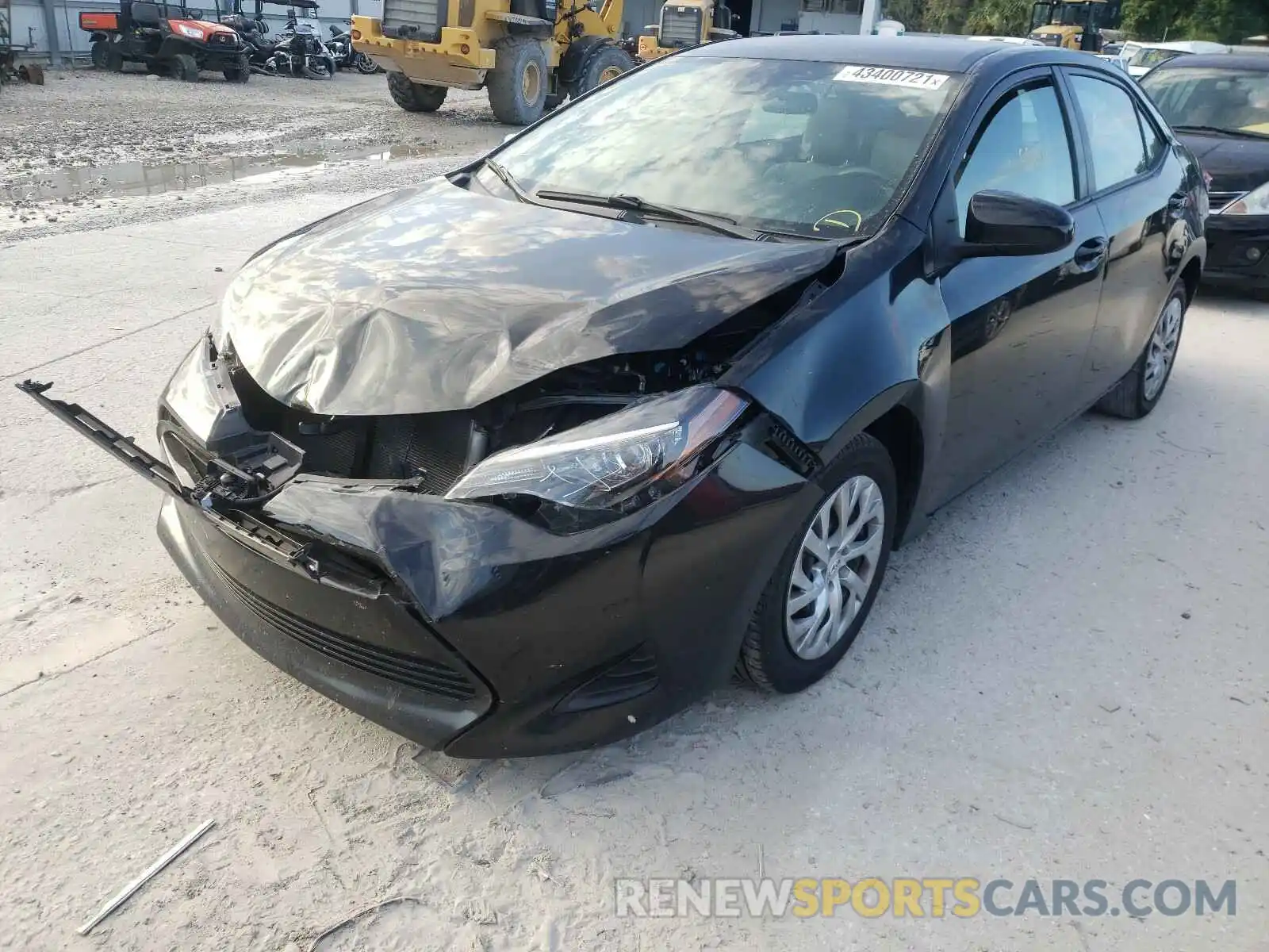 2 Photograph of a damaged car 2T1BURHE0KC220684 TOYOTA COROLLA 2019