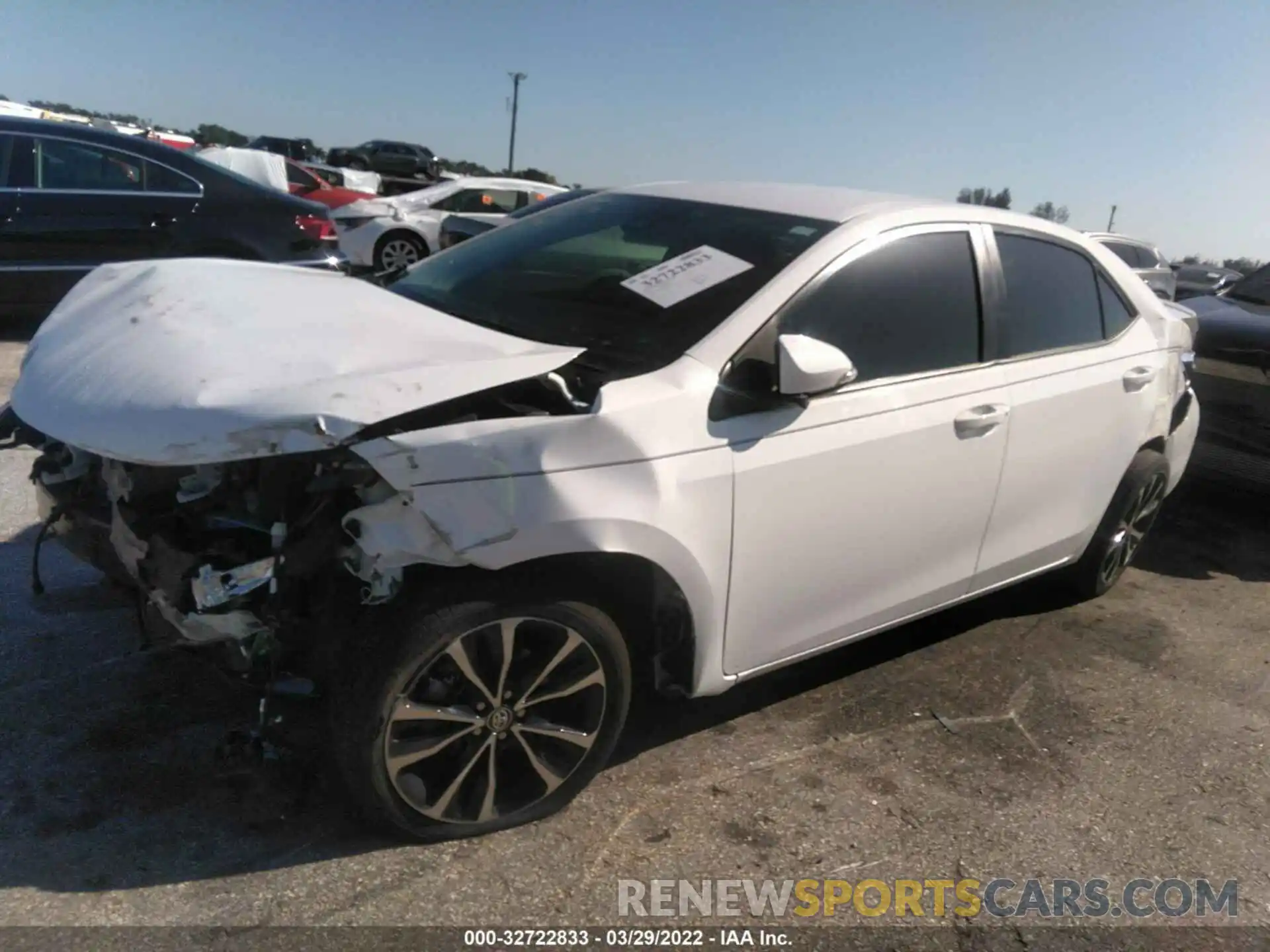 2 Photograph of a damaged car 2T1BURHE0KC221222 TOYOTA COROLLA 2019