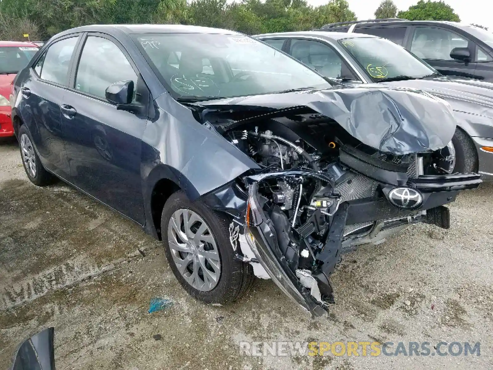 1 Photograph of a damaged car 2T1BURHE0KC221303 TOYOTA COROLLA 2019