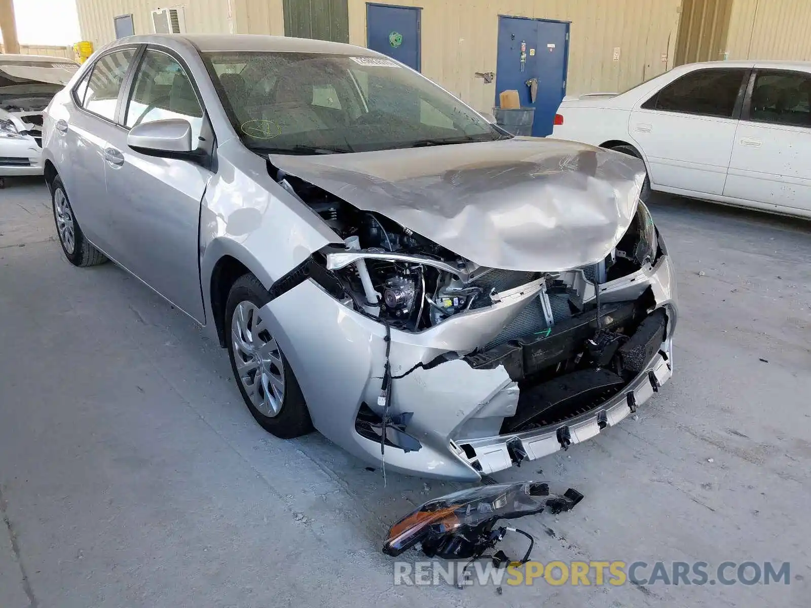 1 Photograph of a damaged car 2T1BURHE0KC221365 TOYOTA COROLLA 2019