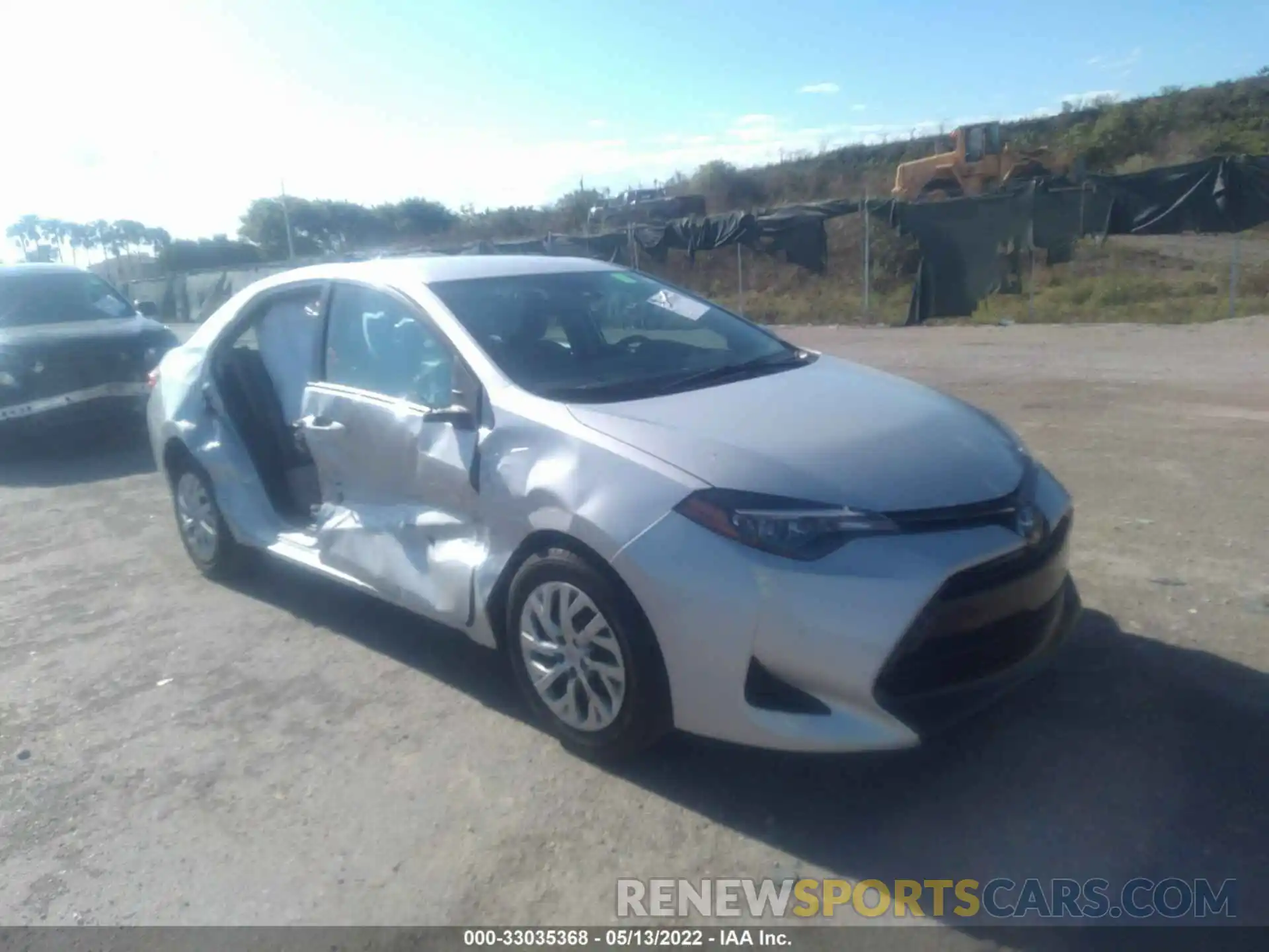 1 Photograph of a damaged car 2T1BURHE0KC221379 TOYOTA COROLLA 2019