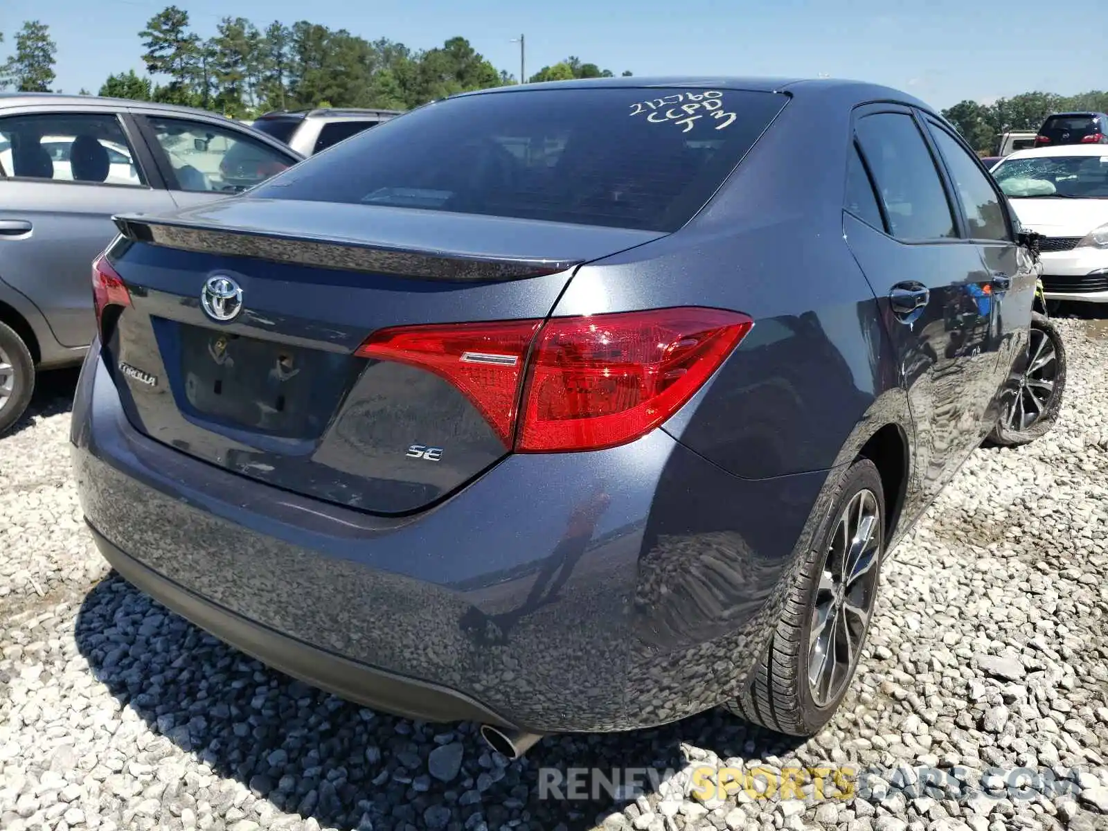 4 Photograph of a damaged car 2T1BURHE0KC222161 TOYOTA COROLLA 2019